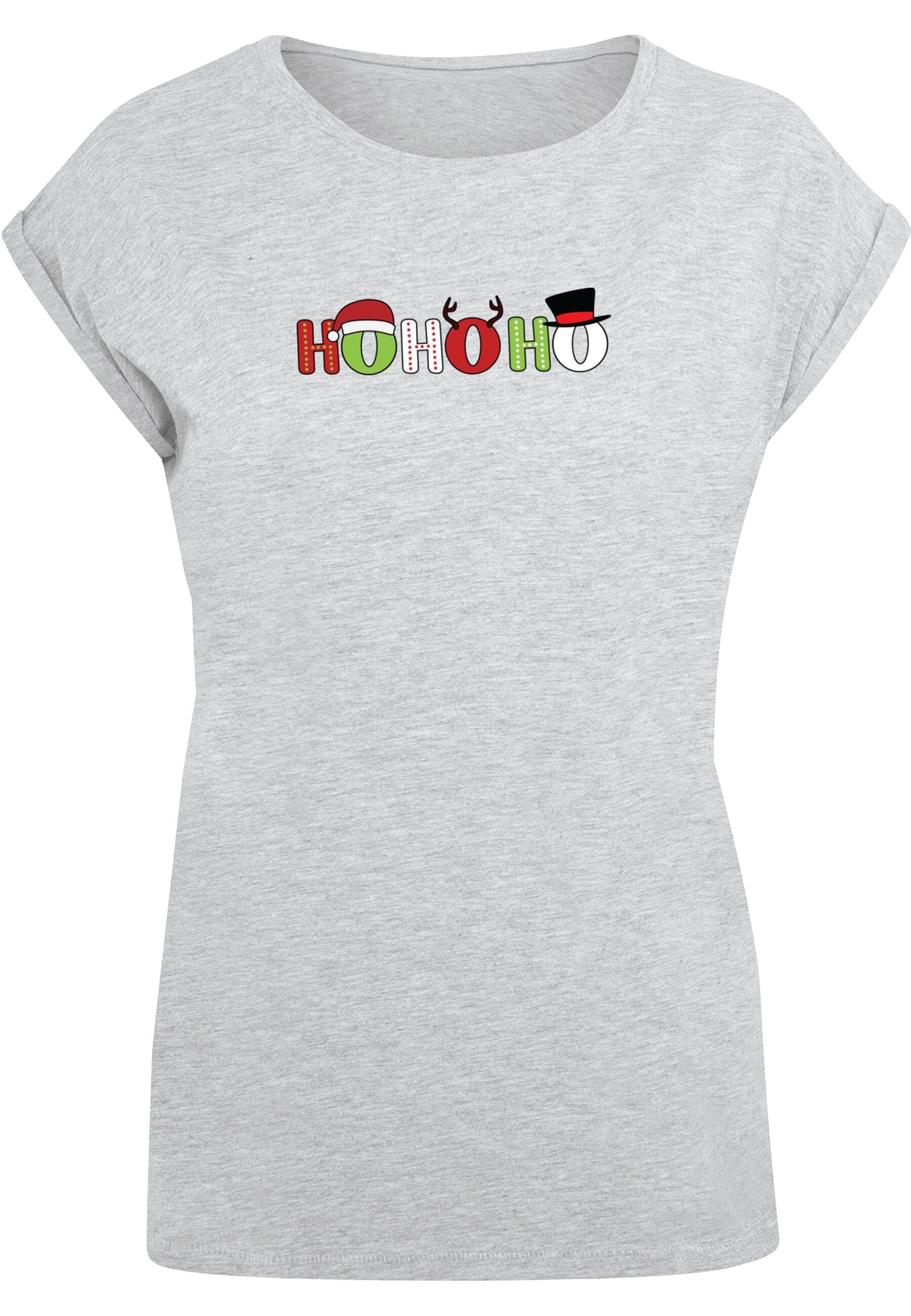 Merchcode T-Shirt "Merchcode Ladies Chistmas Ho Ho Ho Tee" 1 Stk. tlg. günstig online kaufen