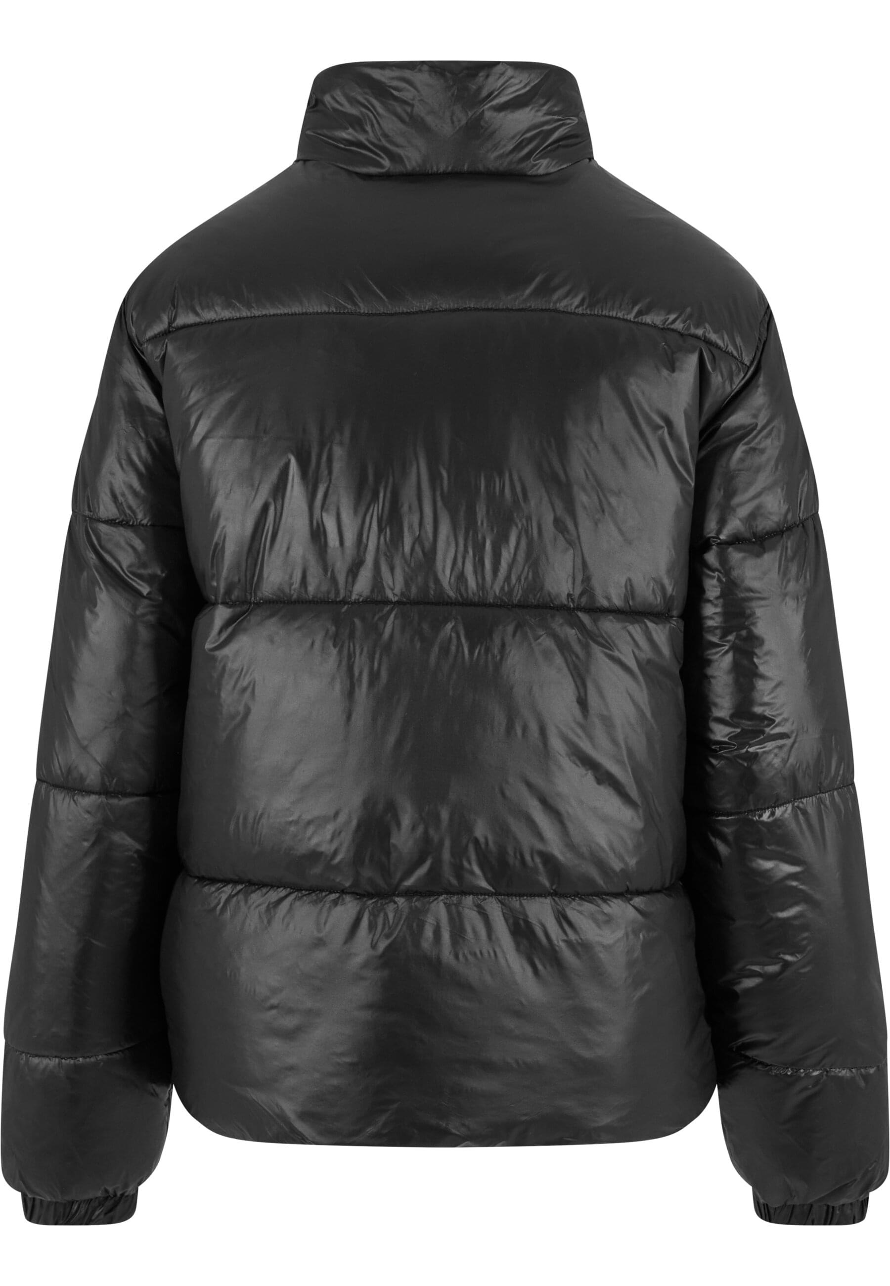 URBAN CLASSICS Winterjacke »Urban Classics Ladies Recycled Short Shiny Puffer Jacket«, (1 St.), ohne Kapuze