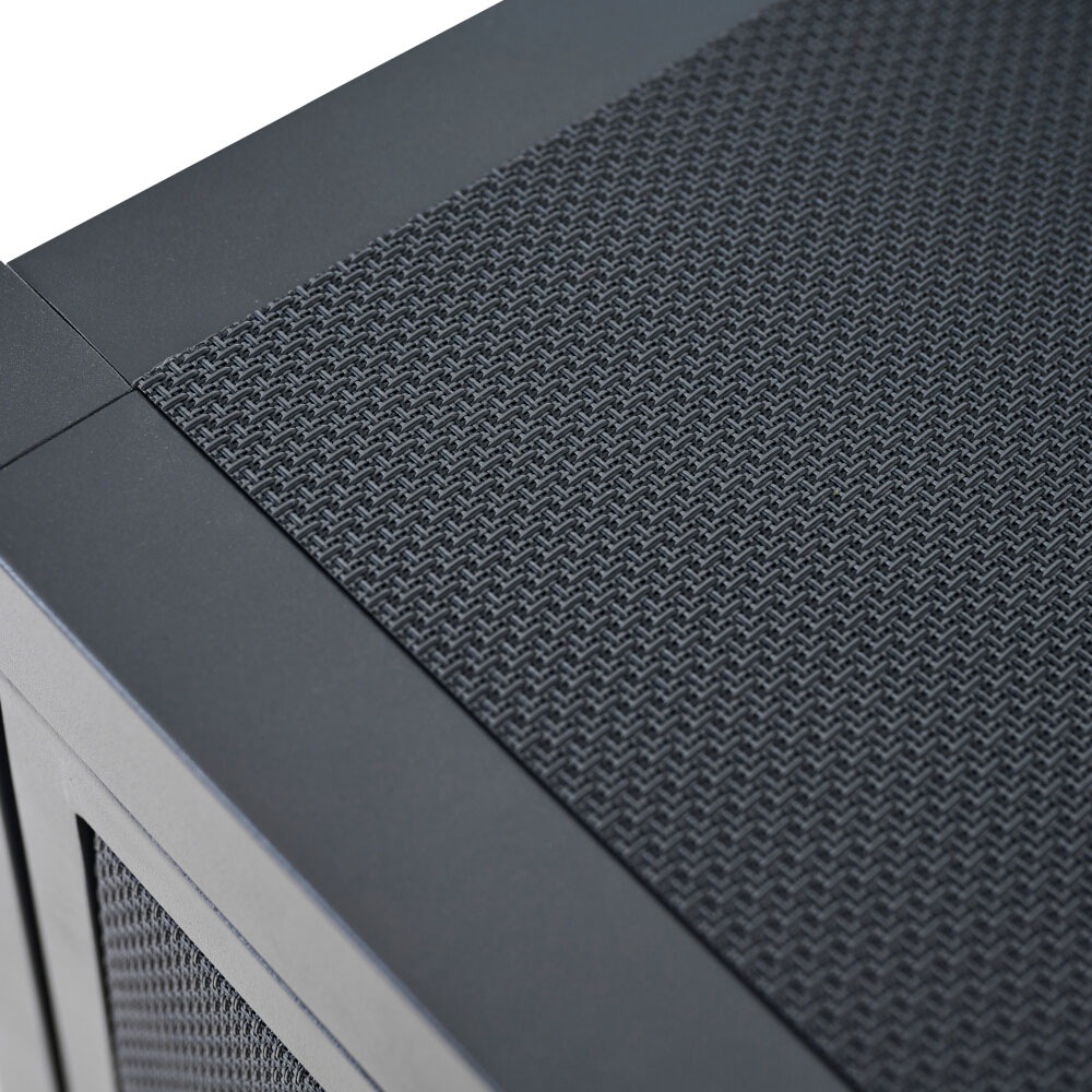 Siena Garden Gartentisch »PALMA Mittelelement mit Gitter« Aluminiumrahmen, Ranotex® Bezug dunkelgrau