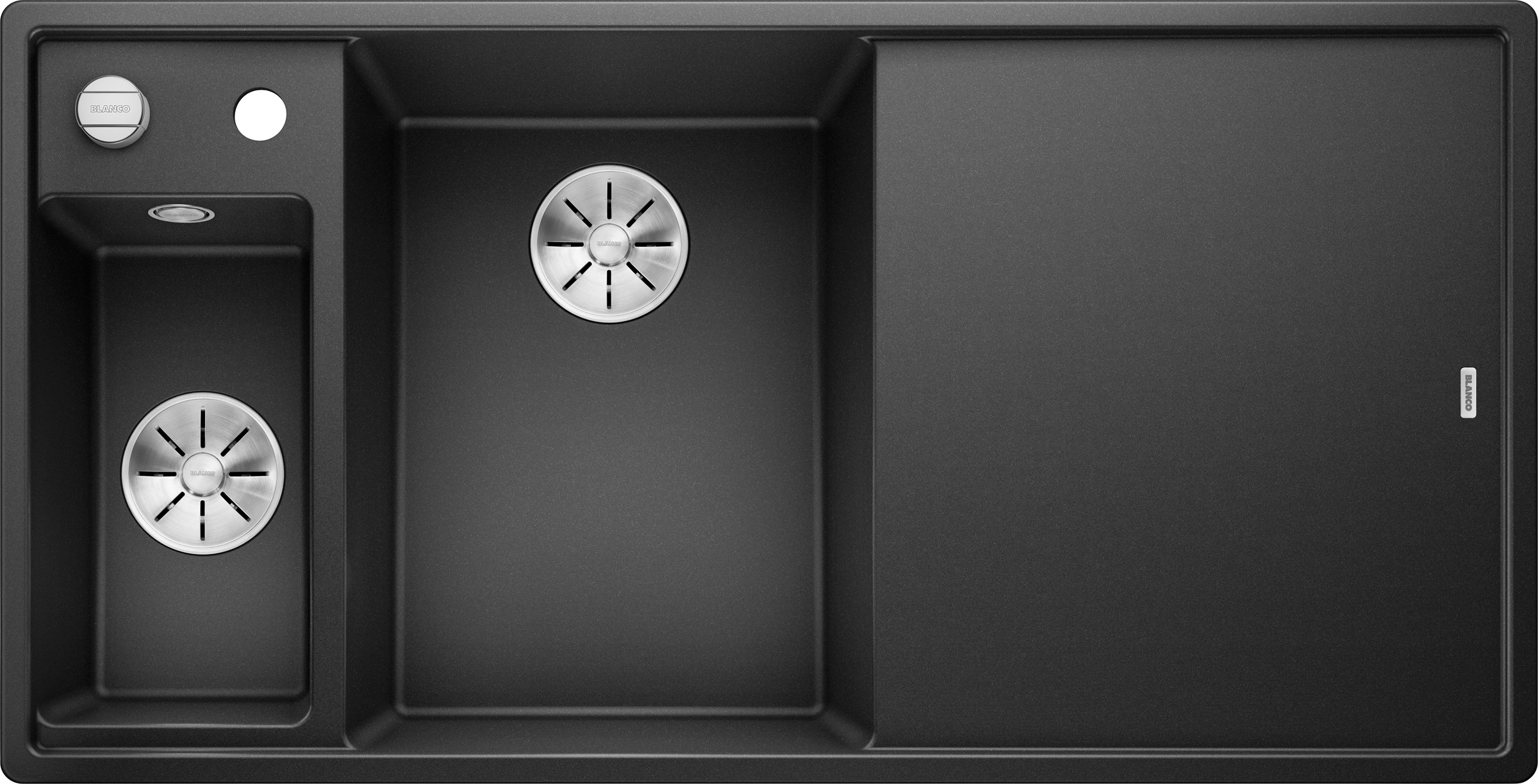 Blanco Granitspüle "AXIA III 6 S" 1 Stk. tlg. inklusive gratis Glasschneidebrett und Edelstahl-Schale