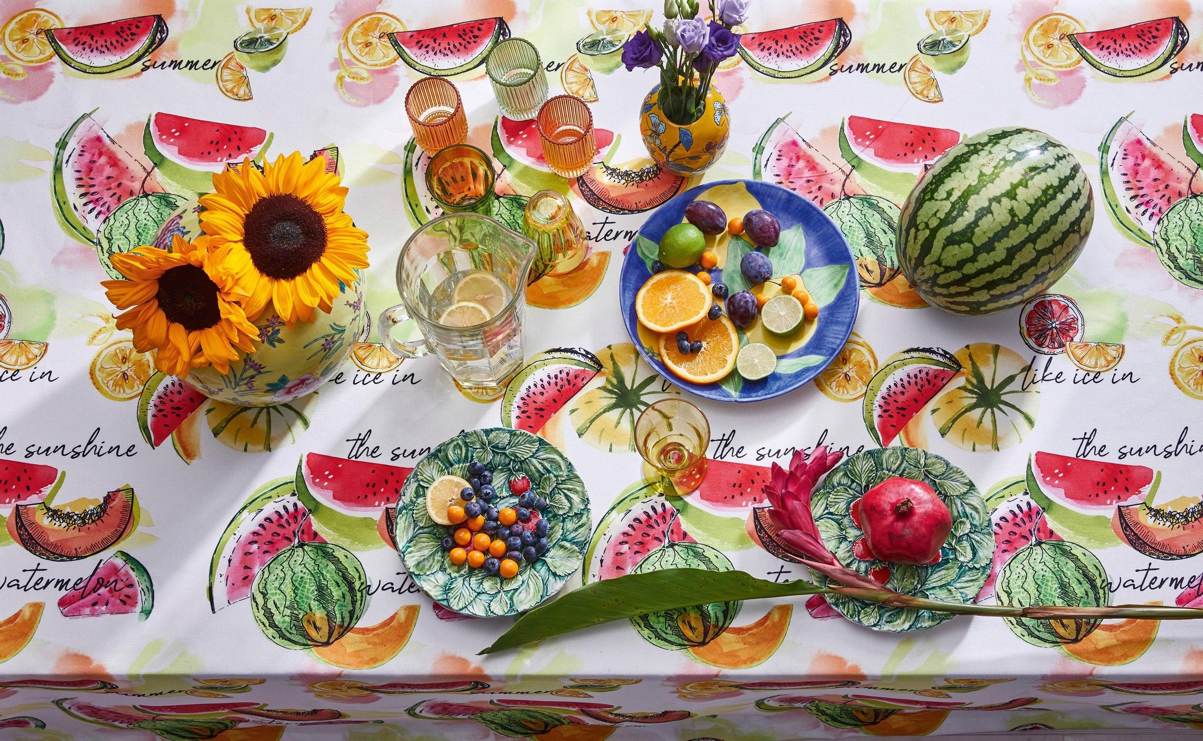 APELT Tischläufer "7187 SUMMER GARDEN, Sommerdeko, Sommer" Digitaldruck günstig online kaufen