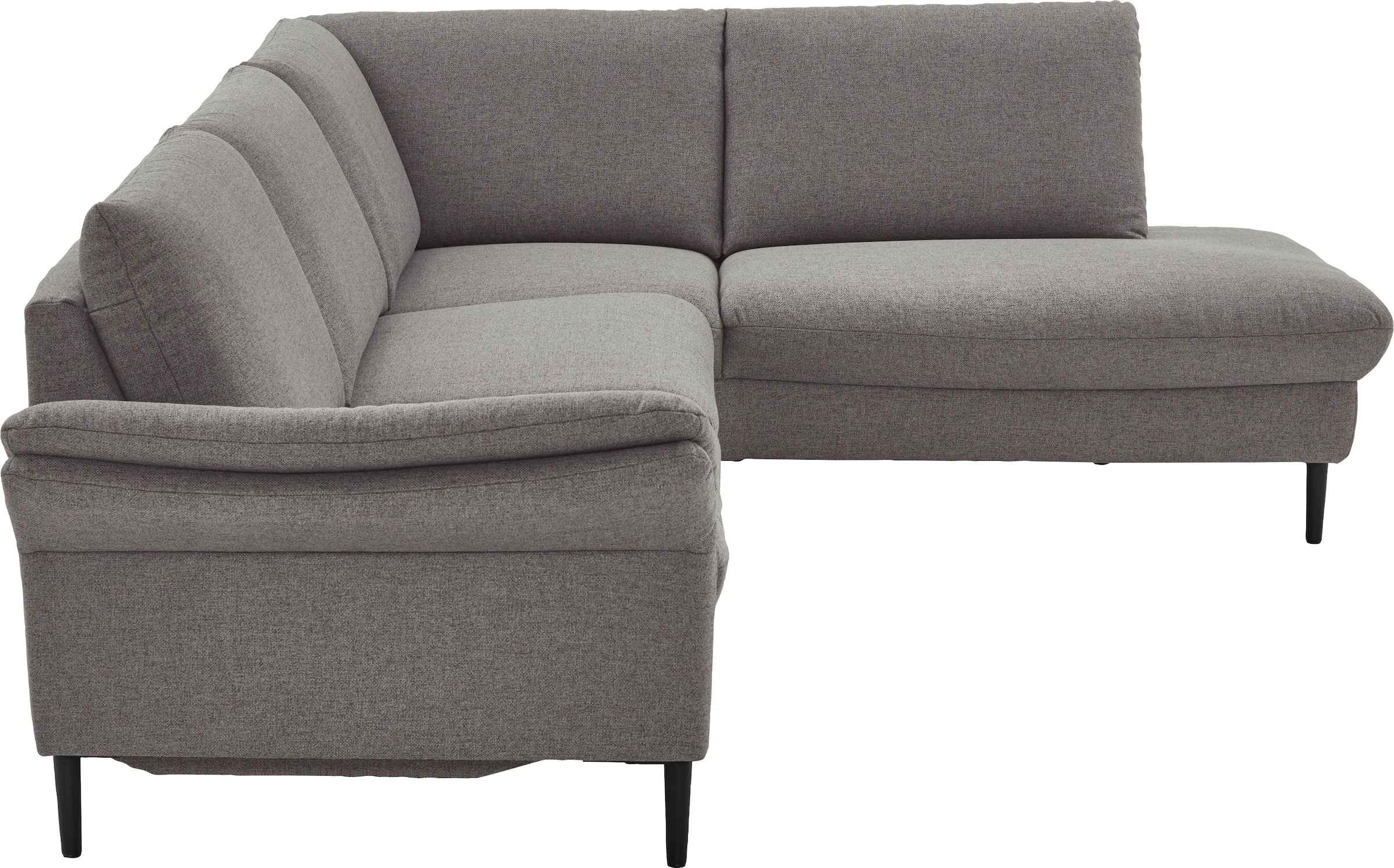 PLACES OF STYLE Ecksofa »Sarsina: mit Tonnentaschen-Federkern, perfekt zum Entspannen L-Form« inklusive 2 motorischen Relaxfunktionen mit Herz-Waage-Beschlag