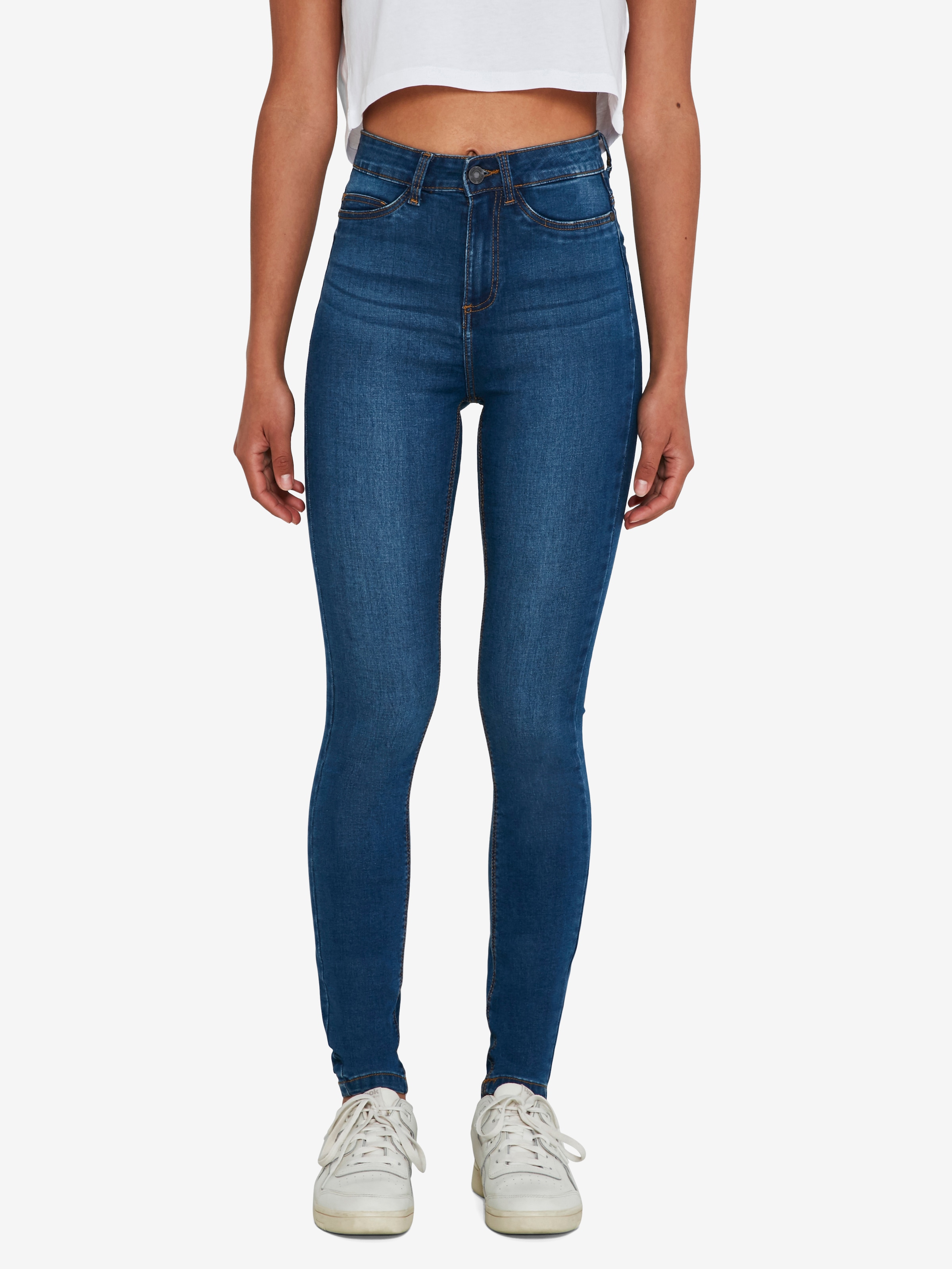 Noisy may Skinny-fit-Jeans »NMCALLIE HW SKINNY BLUE JEANS NOOS«