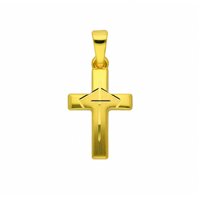 Adelia´s Kette mit Anhänger »585 Gold Kreuz Anhänger«, Schmuckset - Set mit  Halskette | BAUR