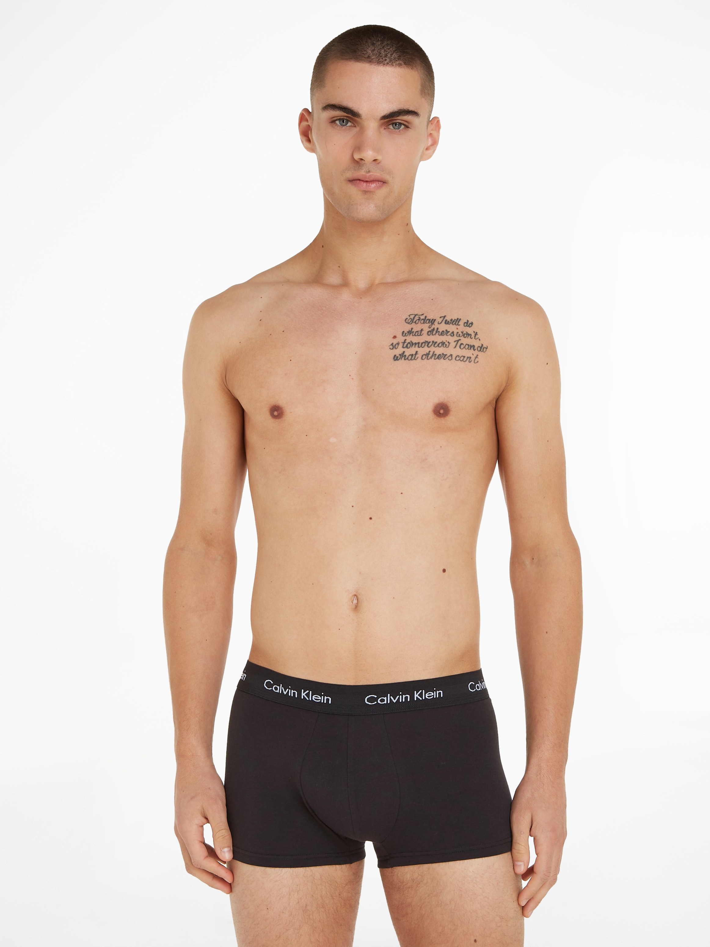 Thumbnail - Calvin Klein Underwear Trunk "CK Low Rise Trunk 3 PACK", 3 Stk. in blautönen