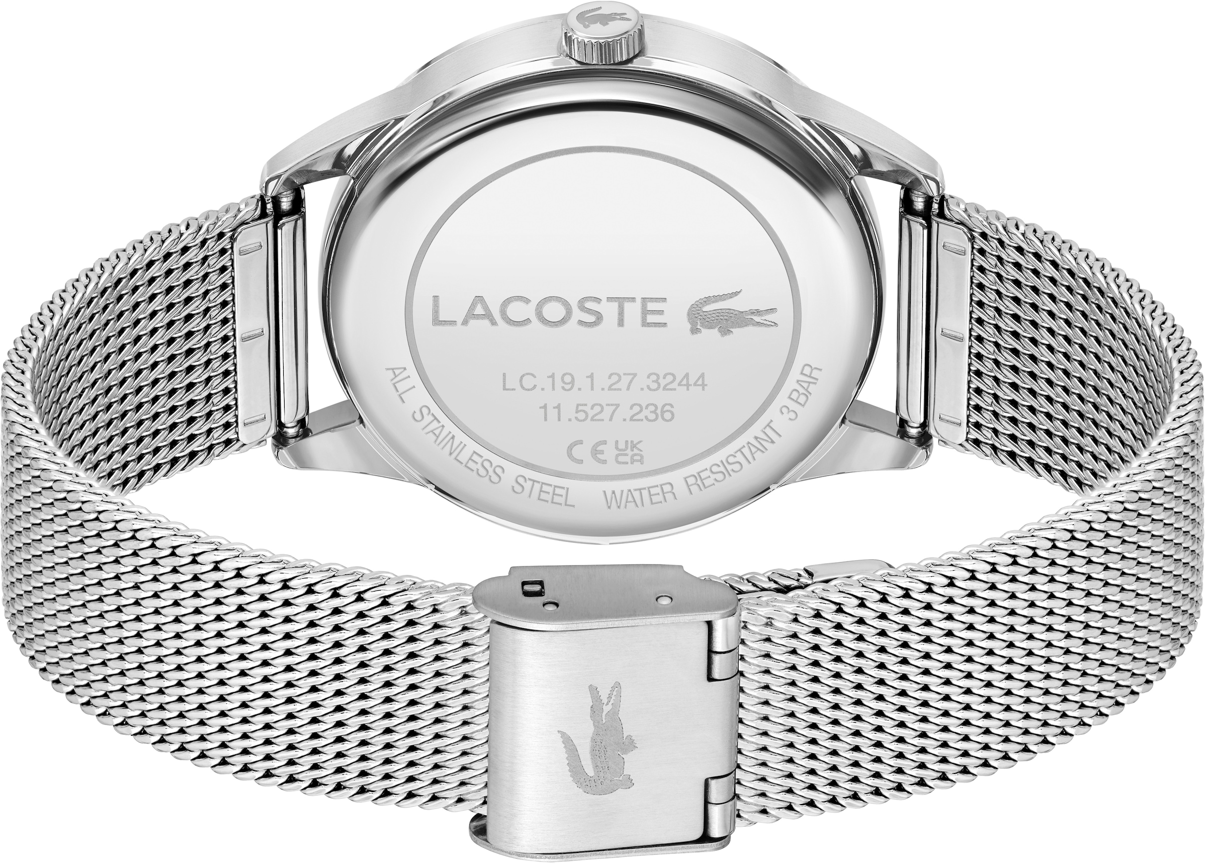 Lacoste Quarzuhr »LADYCROC, 2001259«, Armbanduhr, Damenuhr, Glaskristalle