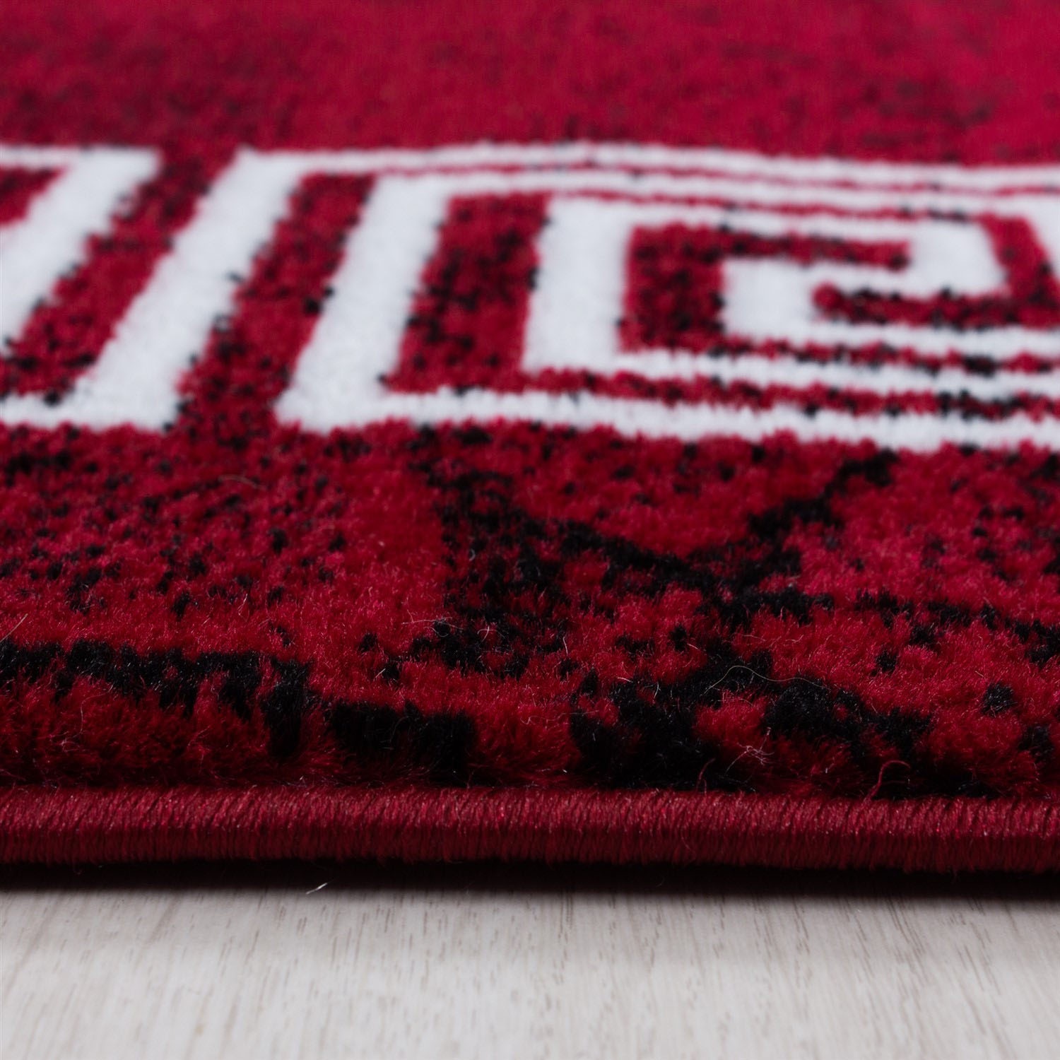 Teppich AYYILDIZ TEPPICHE "PLUS 8009", rot, B:120cm H:6mm L:170cm, Polypropylen (PP), Teppiche, Teppich, Läufer, gemusterter Flachflor, robust, Webteppich, alle Räume 3