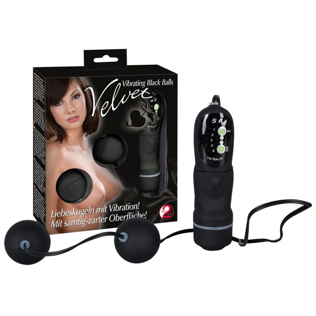 You2Toys Liebeskugeln »Vibrating Black Balls«