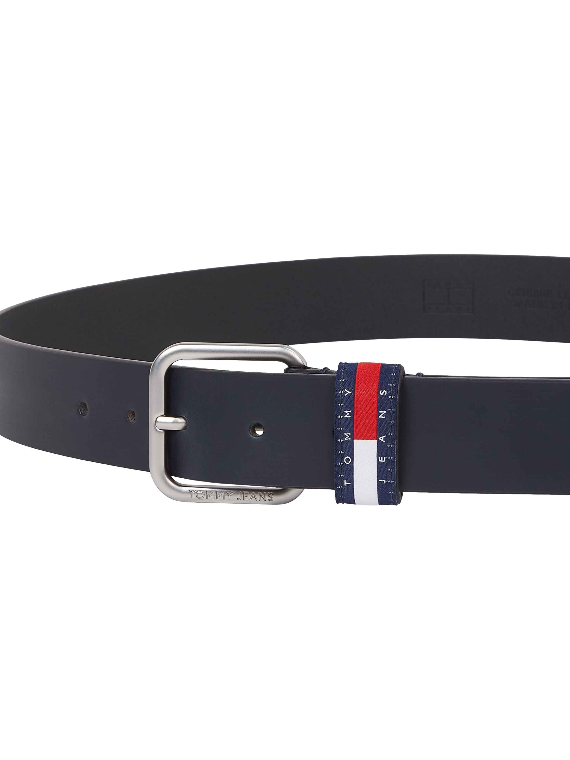 Tommy Jeans Ledergürtel »TJM RYAN 3.5«, Schlaufe mit Tommy Jeans-Badge