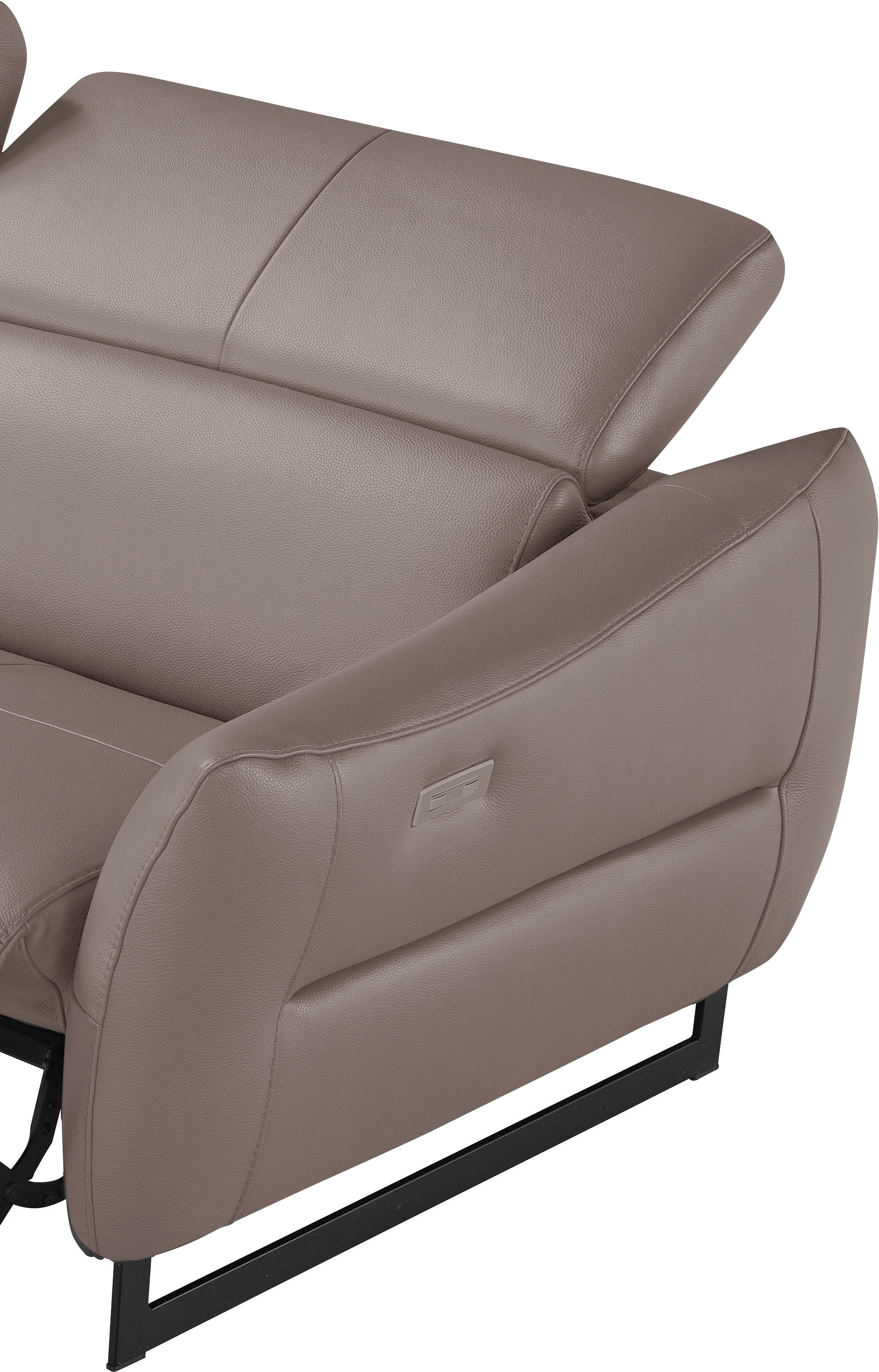 Thumbnail - Egoitaliano 2,5-Sitzer "Dafne, elegantes Designsofa mit hohem Sitzkomfort" mit und ohne elektrischer Relaxfunktion, Kopf...