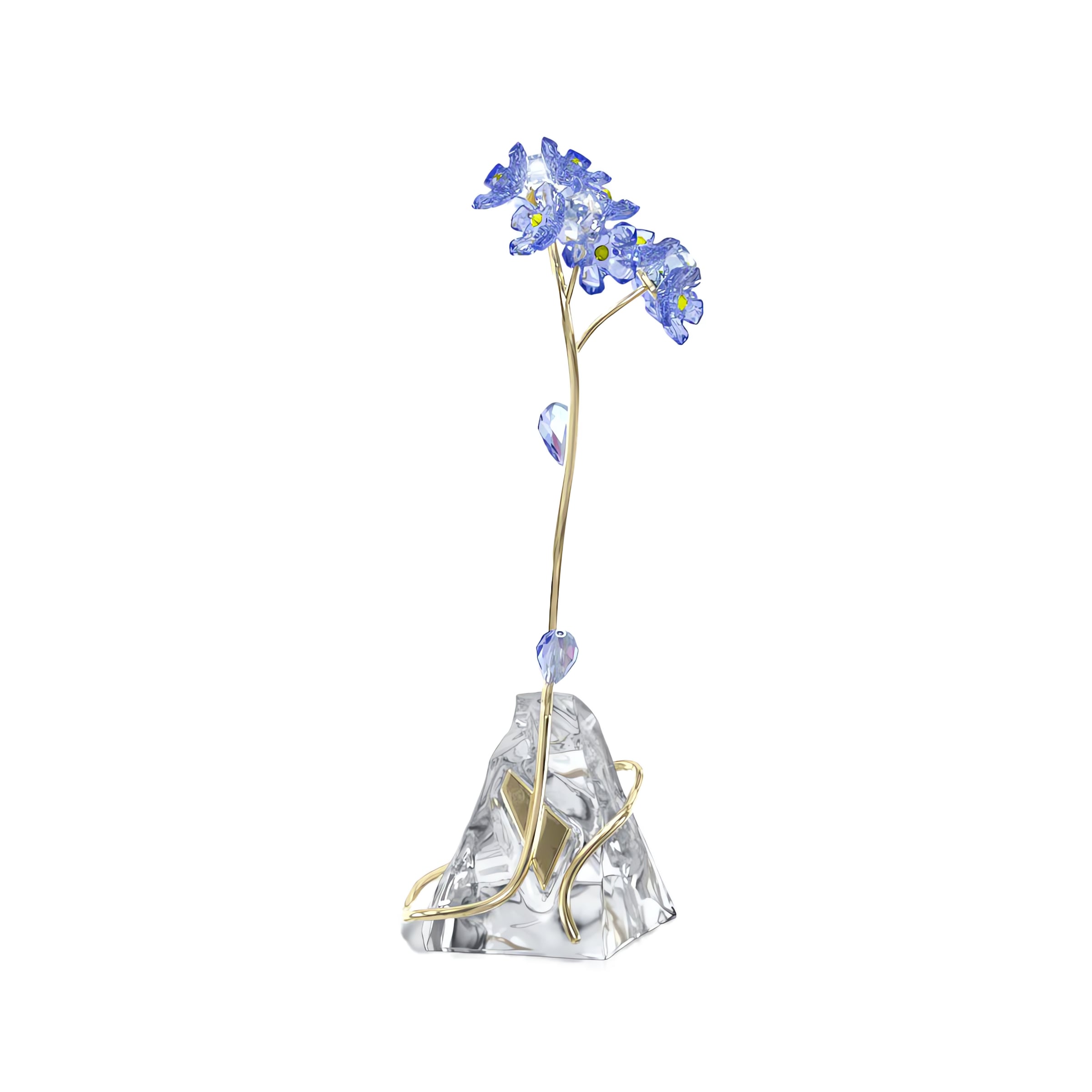 Swarovski Glasblume »Dekofigur Kristallfigur Sammelfigur Florere Vergissmeinnicht« Swarovski® Kristall