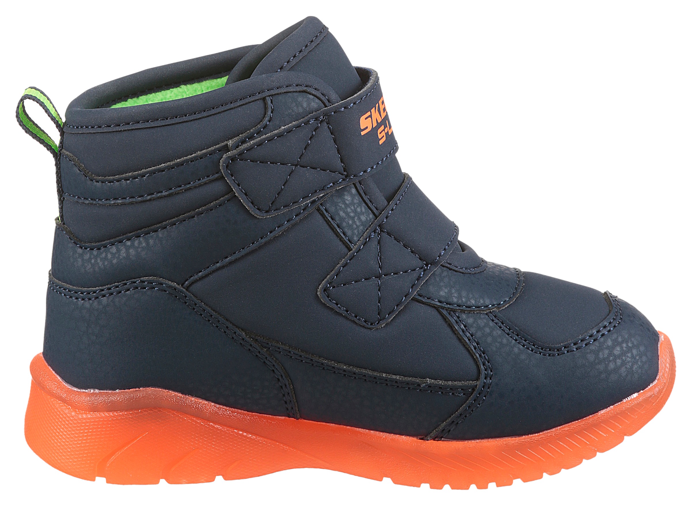 Skechers Winterstiefel »ILLUMI-BRIGHTS«, Winterstiefel mit Blinkfunktion, Größenschablone zum Download