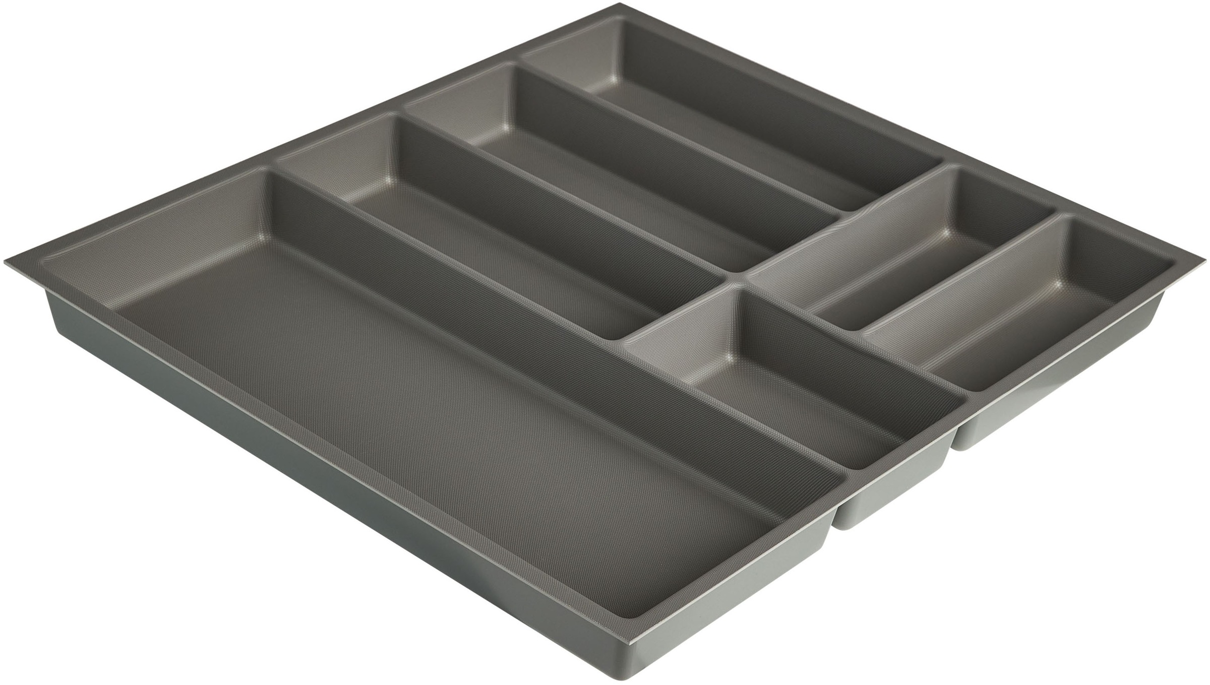 NOBILIA Besteckeinsatz, B/H/T: 52,8cm x 4,9cm x 47,3cm, grau, Schubladeneinsätze