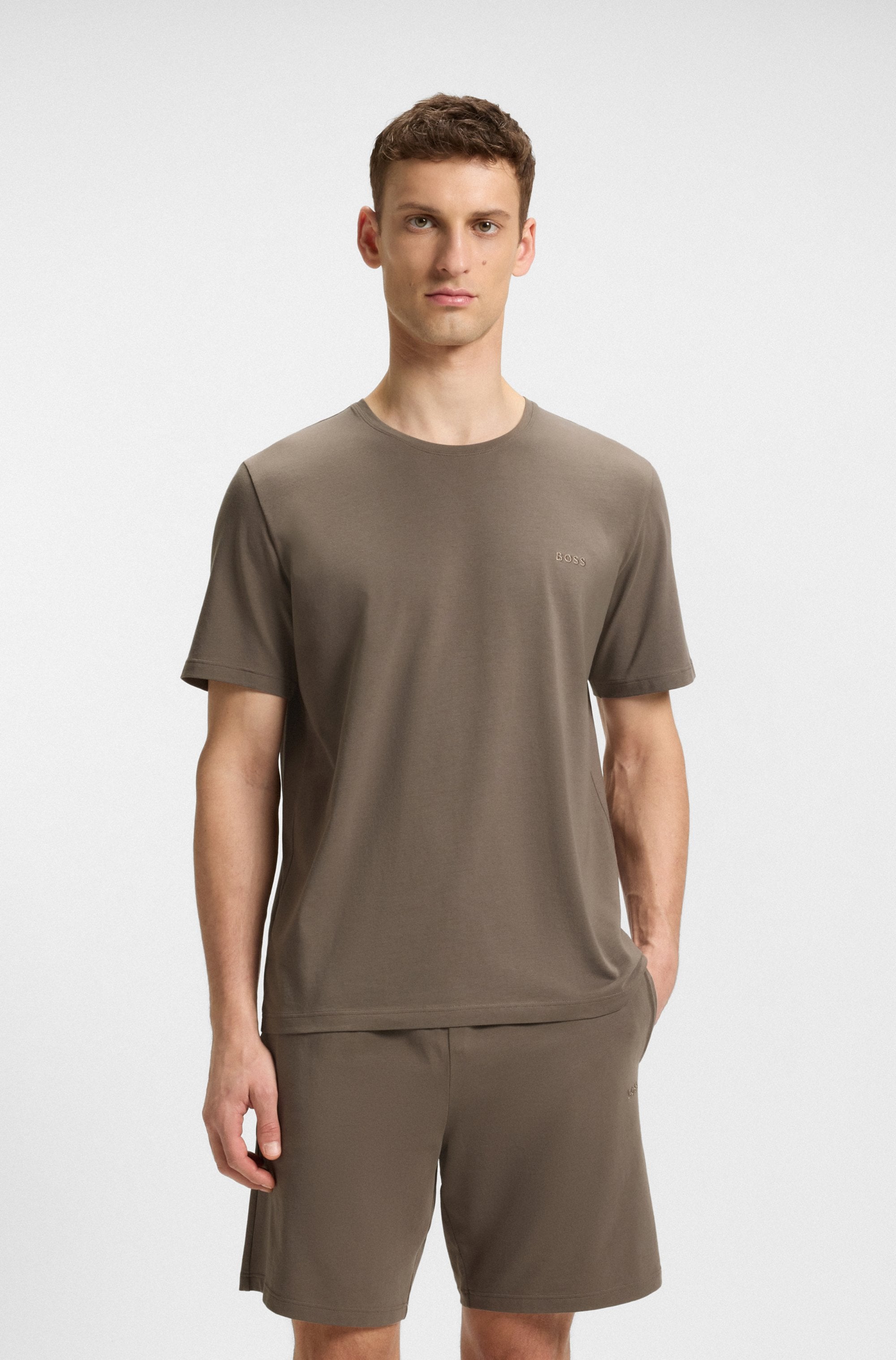 BOSS T-Shirt "Mix&Match T-Shirt R", mit Logostickerei günstig online kaufen