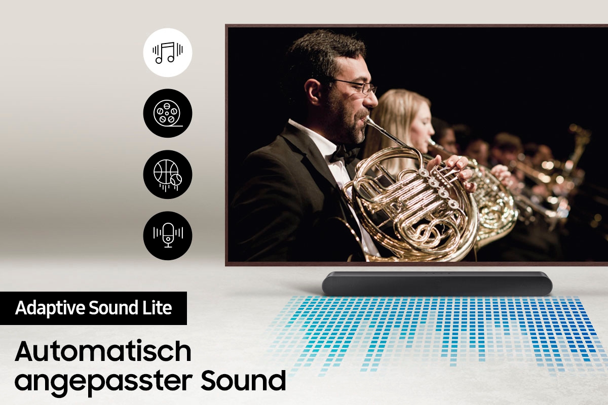 Samsung Soundbar »HW-S56B« 3.0 (Bluetooth Nacht Modus | USB-Wiedergabe 140 W)