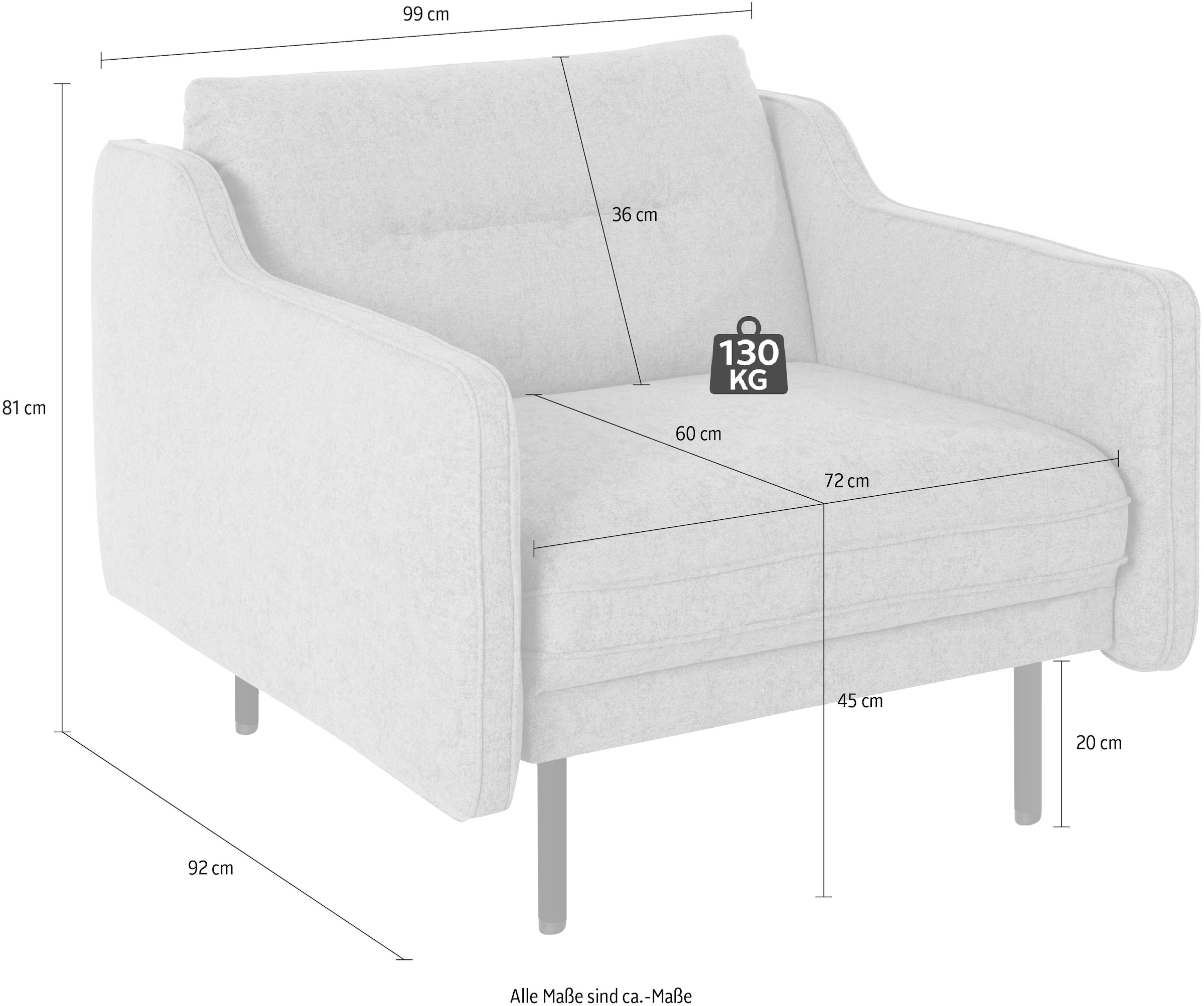 Home affaire Sessel »Nordfyn« edles Design in 3 Bezugsqualitäten,  Design by Morten Georgsen