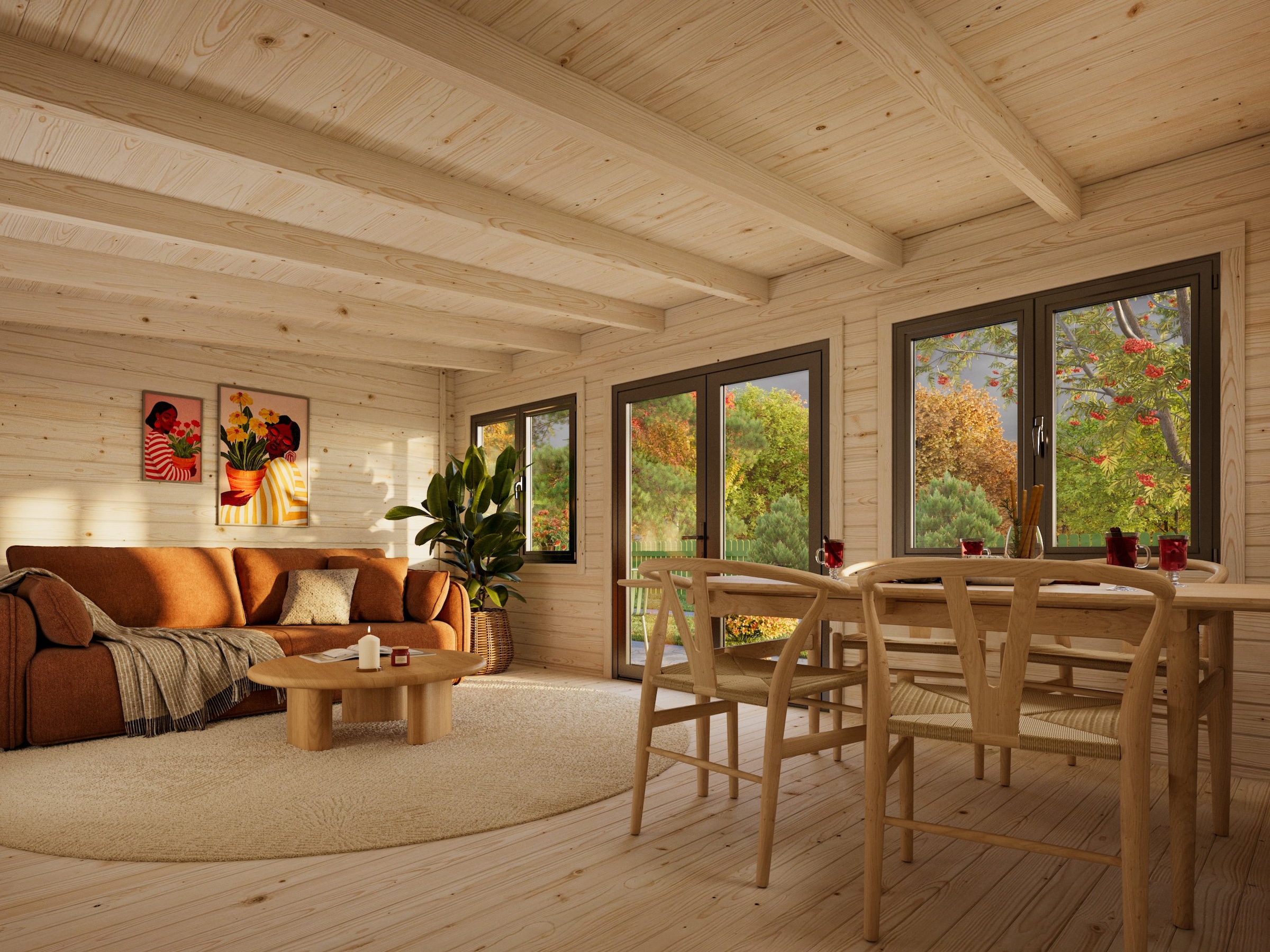 Palmako Gartenhaus »Lisandra 19,4 m²«