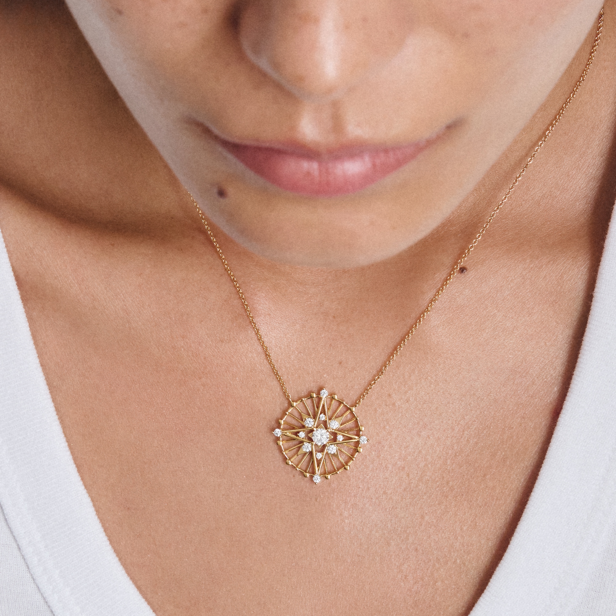 THOMAS SABO Kette mit Anhänger »Midnight Sky Kette« mit Zirkonia (synth.)