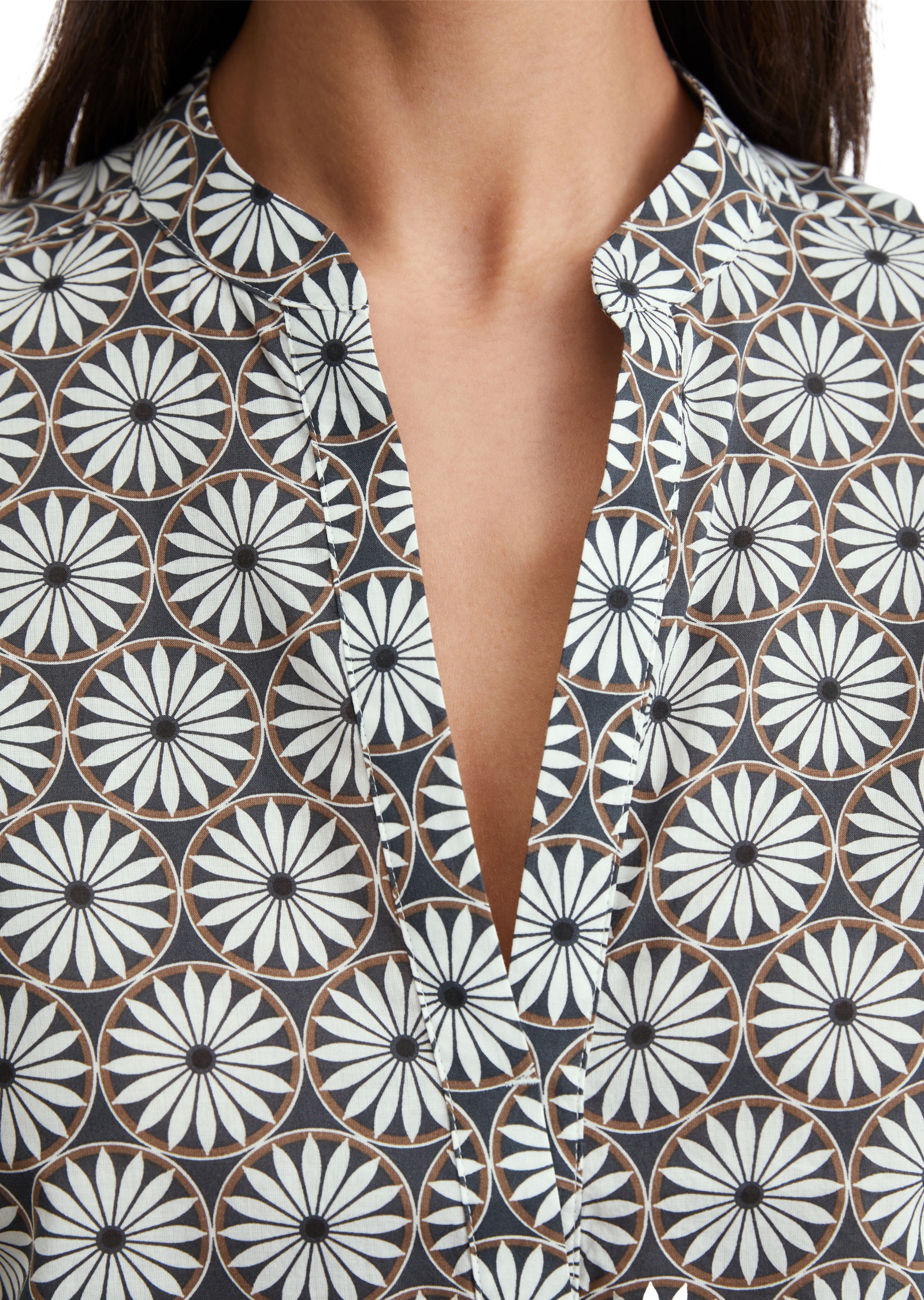 Marc O'Polo Kurzarmbluse »aus Silky-Touch-Voile«