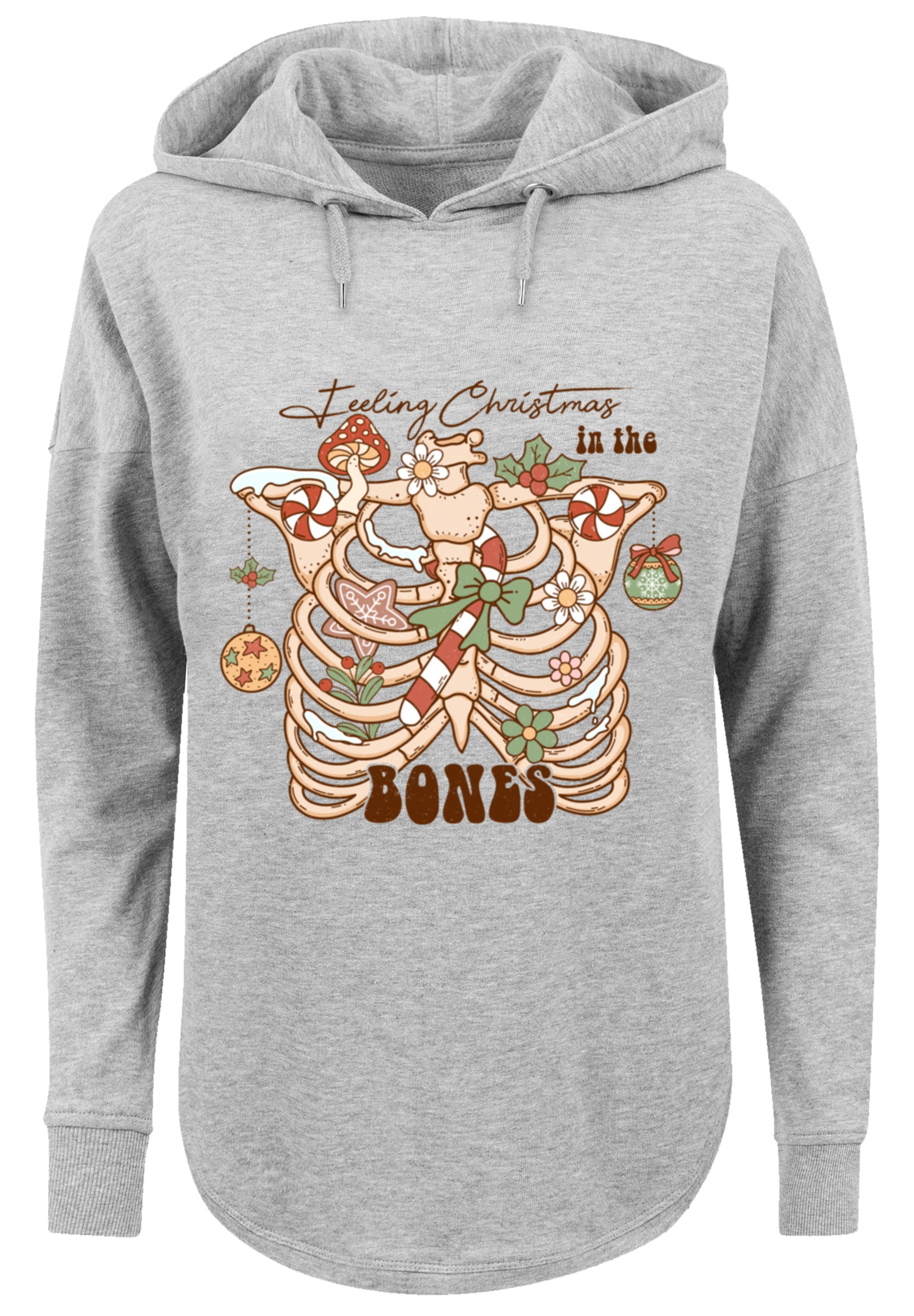 F4NT4STIC Kapuzenpullover »Feeling Weihnachten in the bones«, Premium Qualität, Weihnachts-Kollection