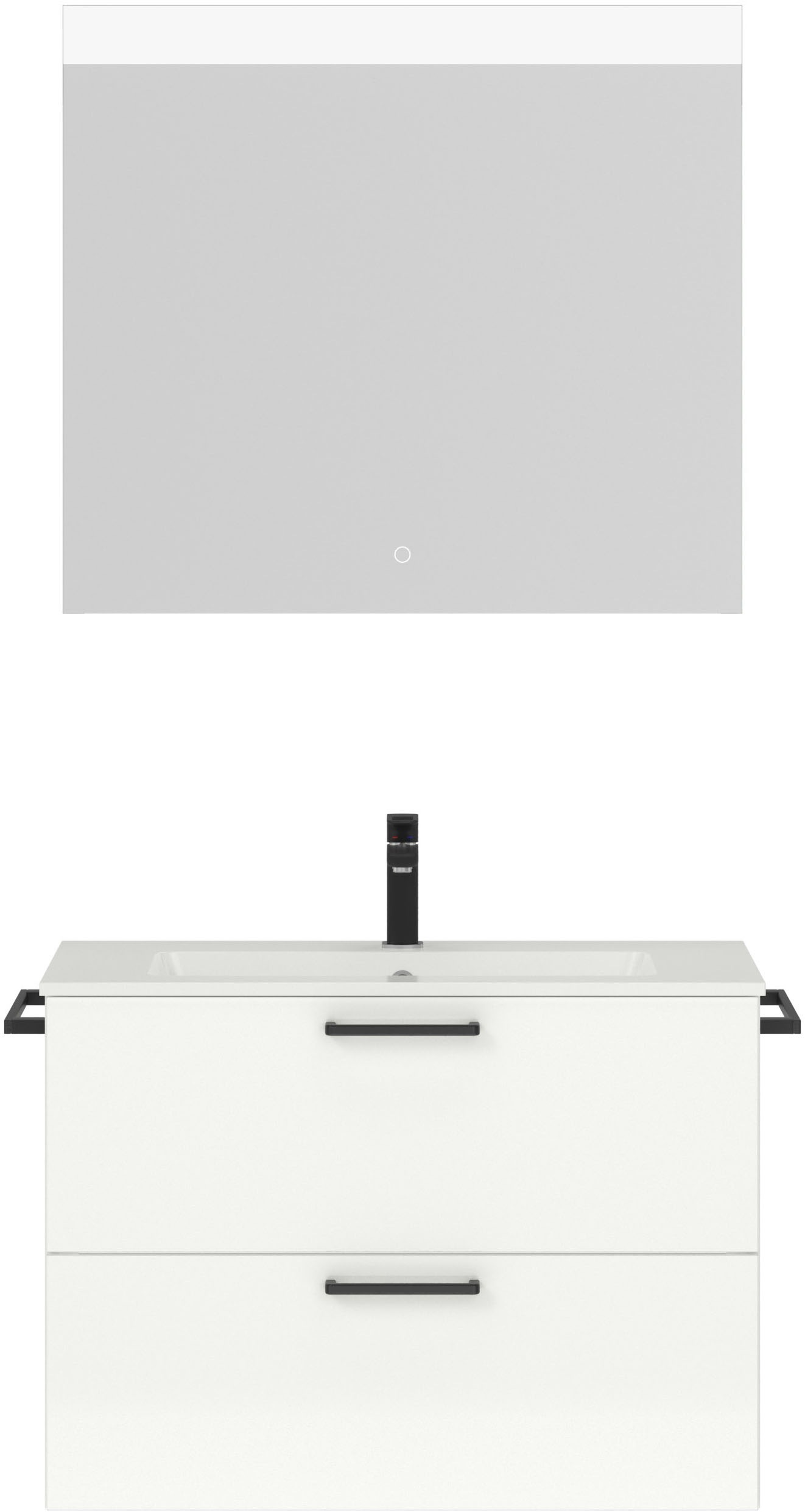 nobilia Badmöbel-Set "Tolvina" vormontiert, mit Soft-Close, 2 Stk. tlg. günstig online kaufen