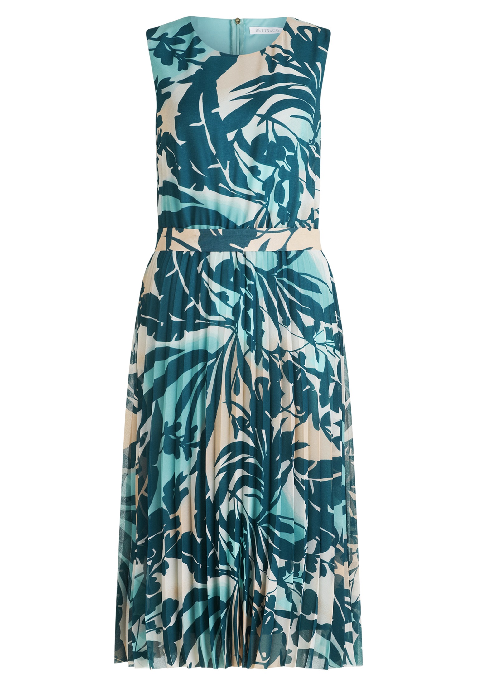 Betty&Co Chiffonkleid "Betty & Co Damen Sommerkleid Chiffonkleid mit Plisse günstig online kaufen