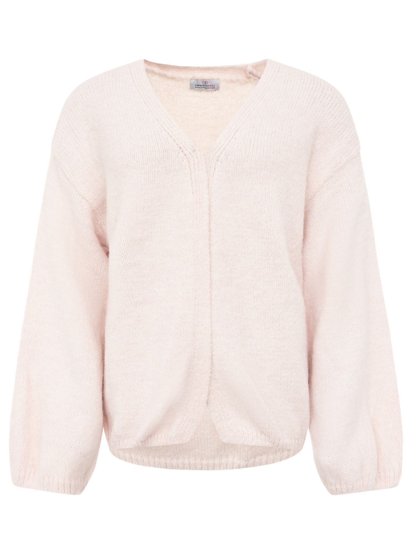 Zwillingsherz Strickjacke offen, ohne Verschluss, mit Wollanteil günstig online kaufen