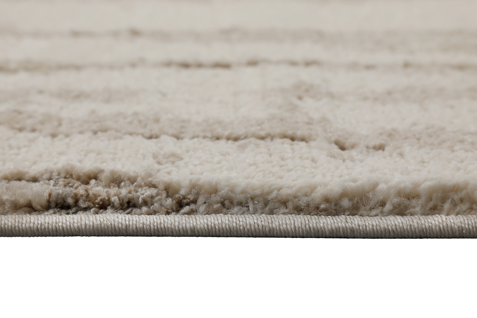 Wecon home Teppich »Fynn«, rechteckig, 18 mm Höhe, Gewebt, Hoch-Tief, pflegeleicht, Natur-Design, Scandi, Wohnzimmer