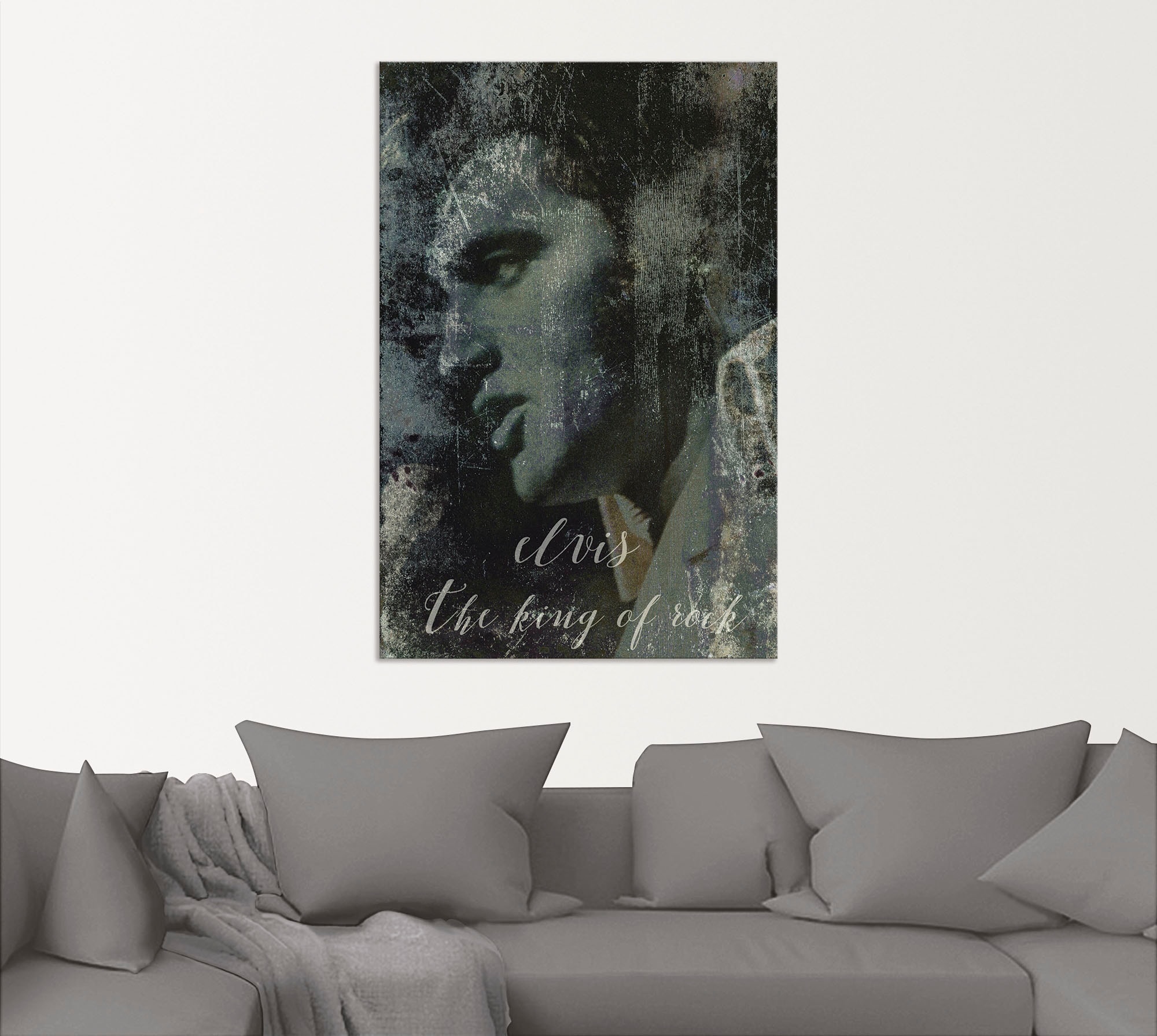 Artland »Elvis the King« Musiker 1 Stk. tlg. als Alubild, Leinwandbild, Poster in verschied. Größen