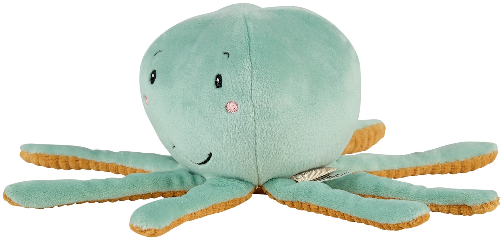 "Kuscheltier STERNTALER ""Octopus, S"", grün (pudergrün), Plüschfiguren, KinderB:9,5cm H:18cm T:9,5cm, Plüsch, Kuscheltier, B:9,5cm H:18cm T:9,5cm"