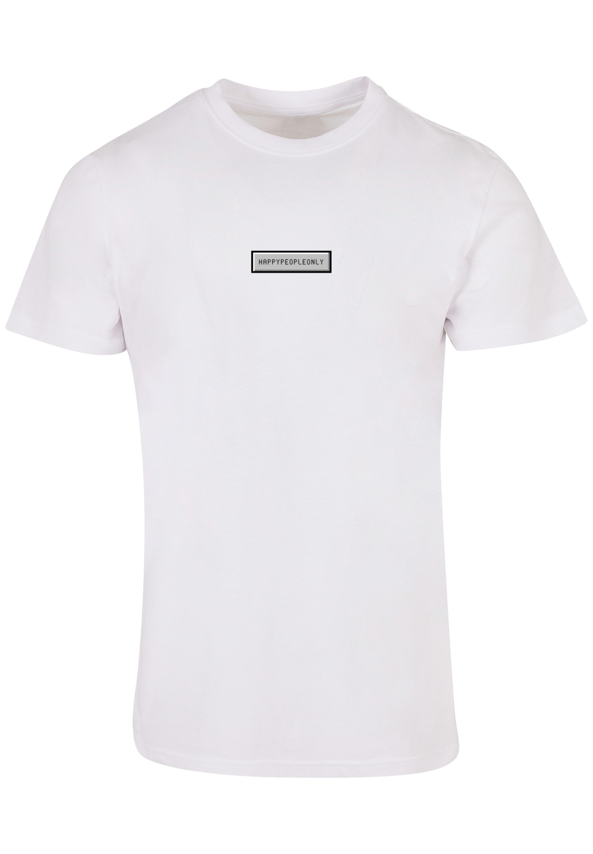 F4NT4STIC T-Shirt »Happy People Only Good Vibes«, Print