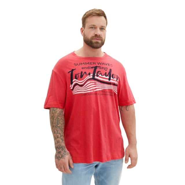 TOM TAILOR PLUS T-Shirt, mit lässigem Frontprint ▷ kaufen | BAUR