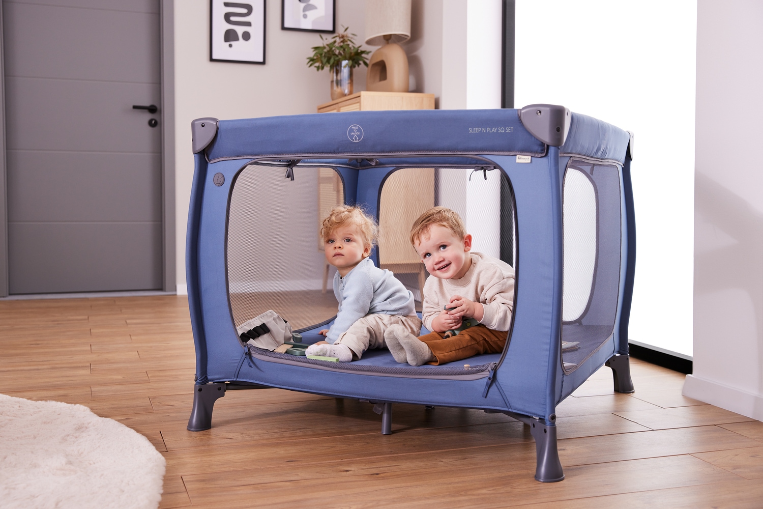 Hauck Baby Reisebett Sleep N Play SQ Set dark blue inklusive Schaumstoff Matratze kaufen BAUR