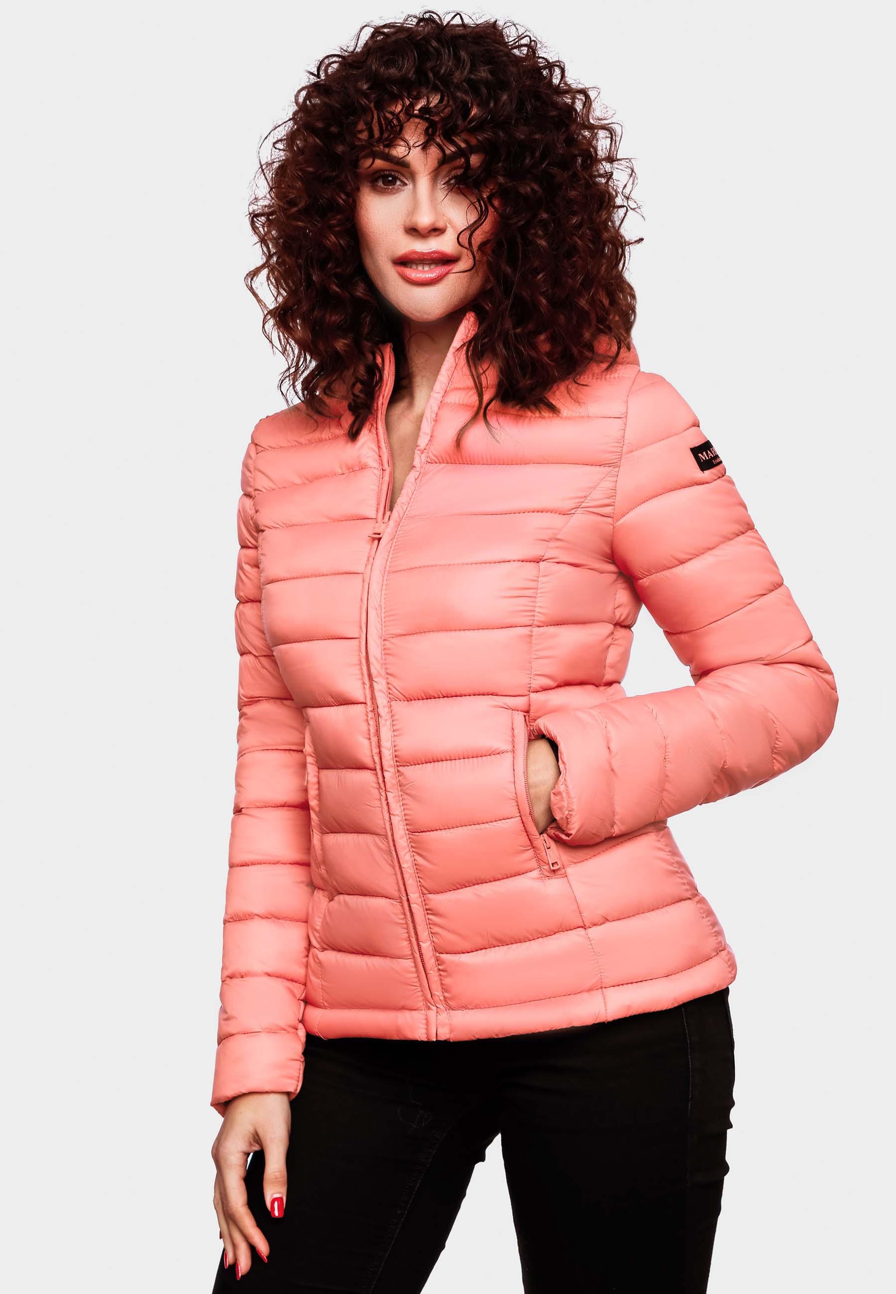 Marikoo Steppjacke »Luci«, mit Kapuze, modische Damen Übergangsjacke mit großer Kapuze