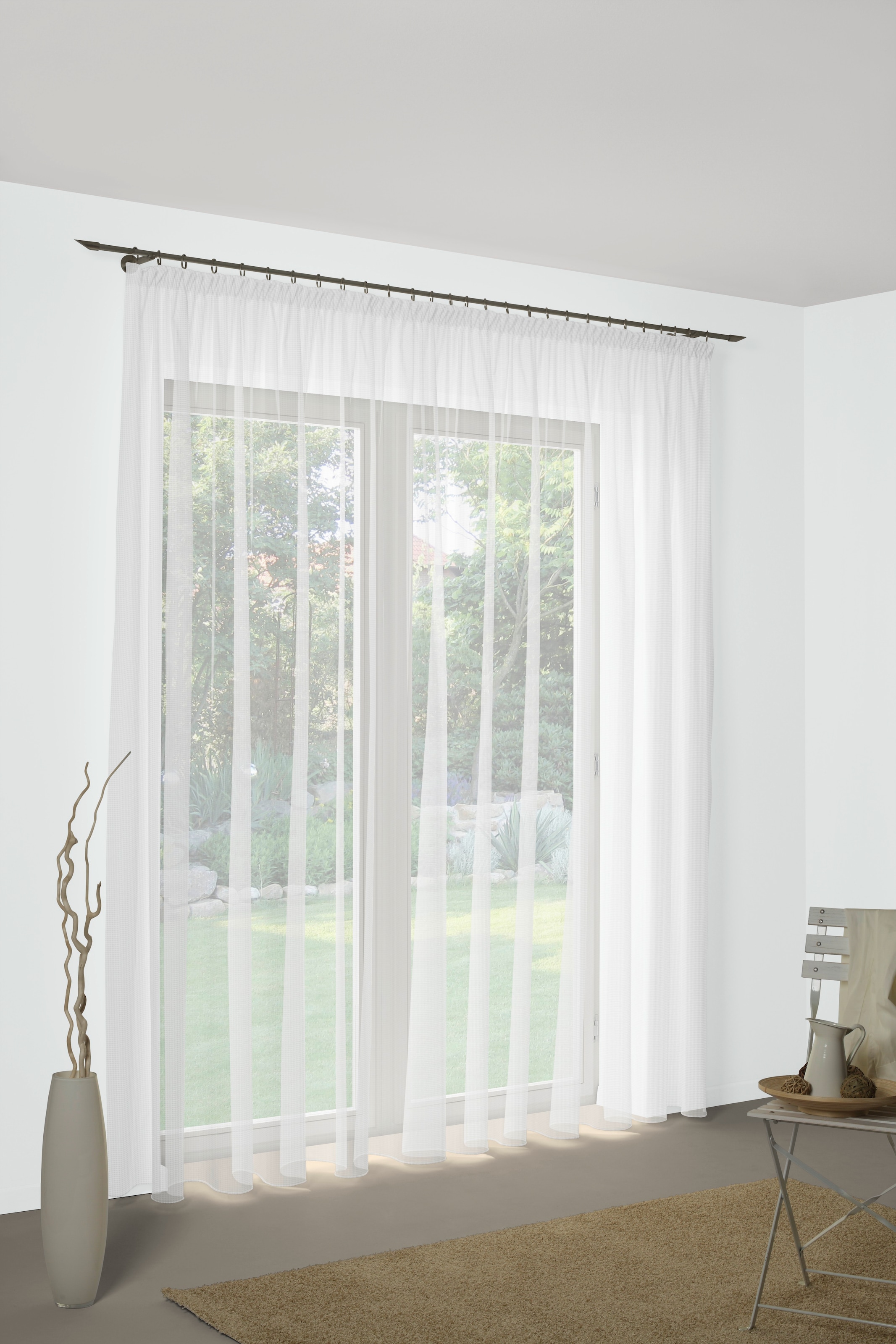 Wirth Gardine "Bettina" Faltenband 1 Stk. tlg. Fertig-Store mit FB 1:3 nach günstig online kaufen