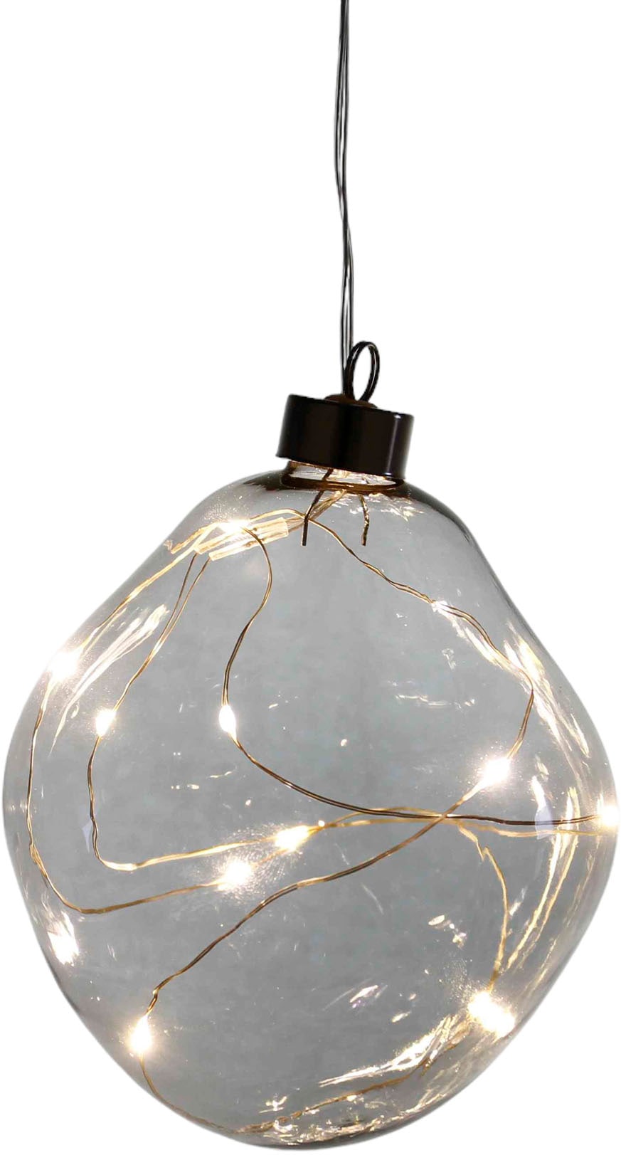 Leonique Dekokugel "Birdelle, Weihnachtsdeko mit LED Beleuchtung, in organi günstig online kaufen