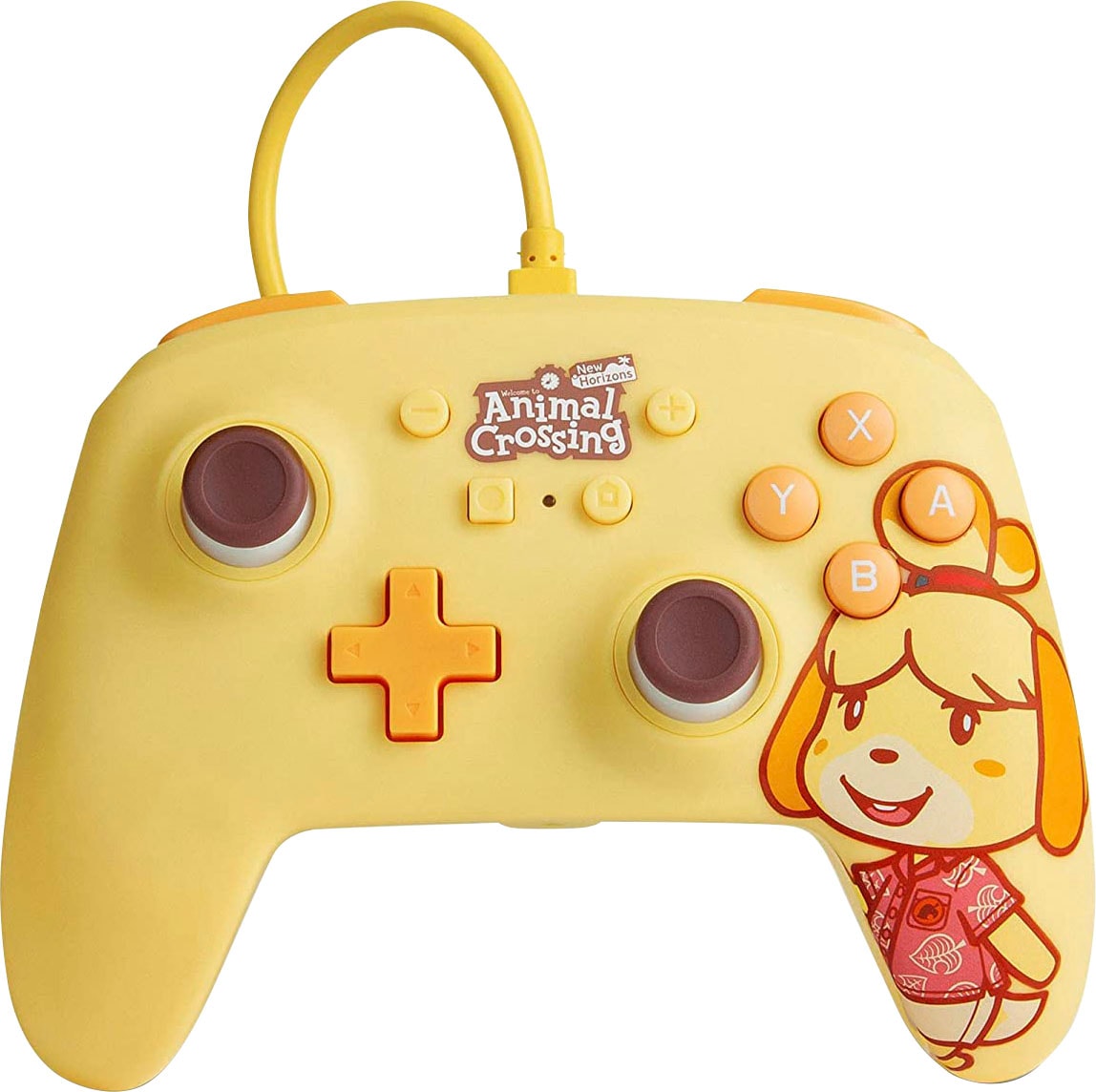 PowerA Gaming-Controller »Nintendo Switch Controller Isabelle Kabelgeunden«
