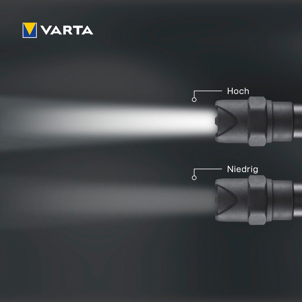 VARTA Taschenlampe »Indestructible F30 6 staubdicht, stoßabsorbierend, Watt Pro bestellen eloxiertes auf Gehäuse und LED«, BAUR Rechnung Aluminium | wasser