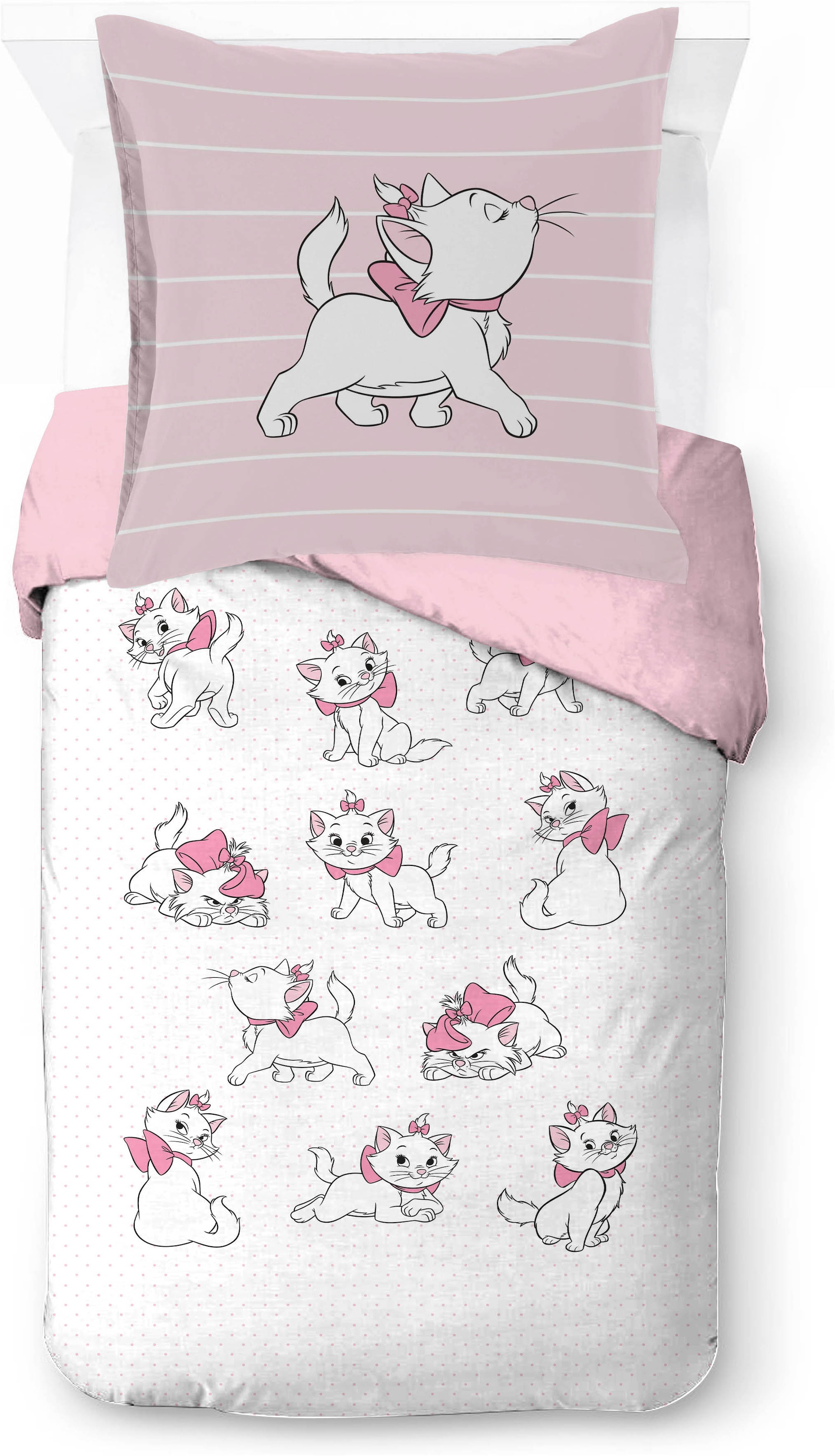 Disney Kinderbettwäsche »Disney Aristocats« 2 100% Baumwolle