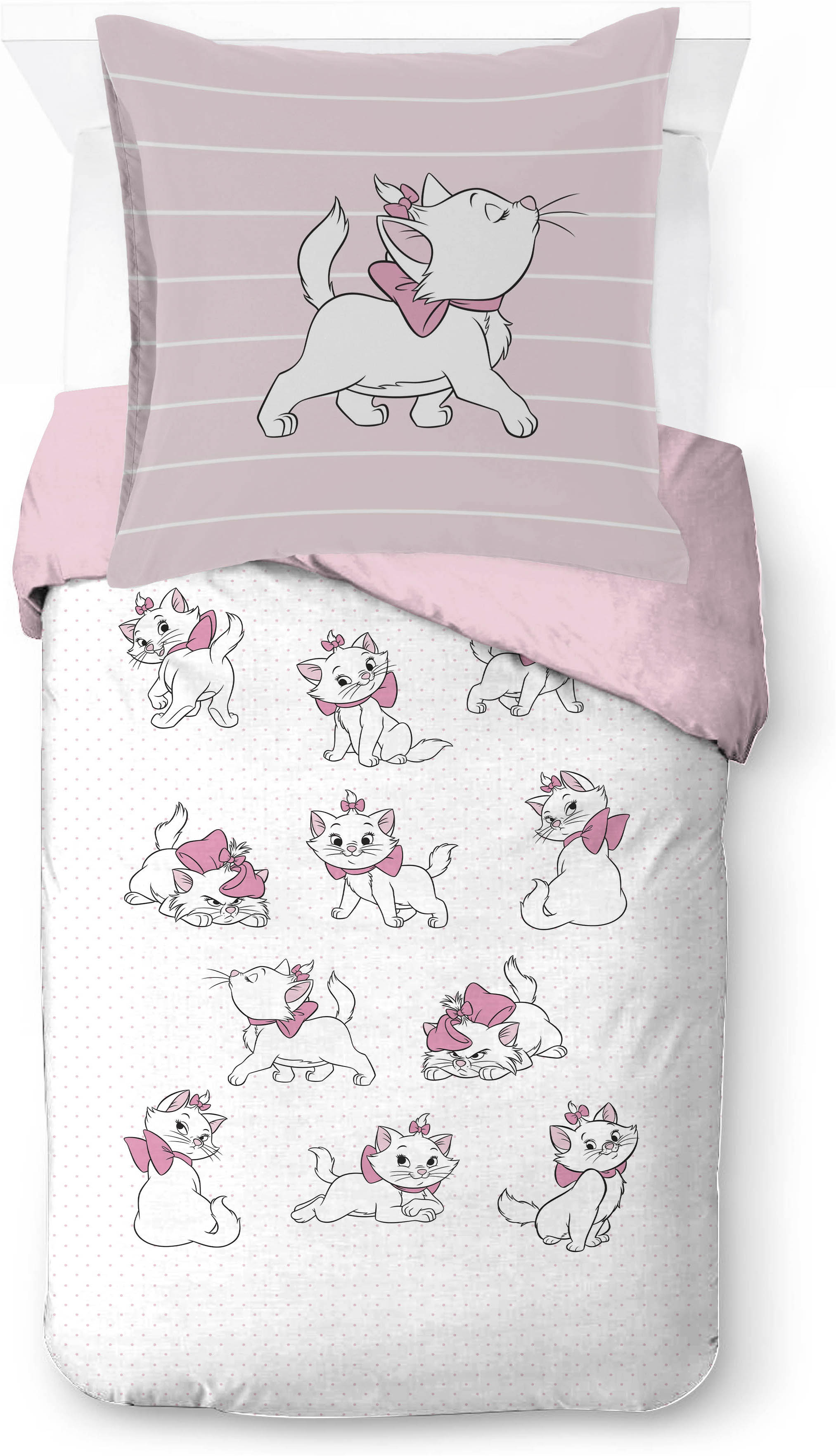 Disney Kinderbettwäsche "Disney Aristocats" 2 100% Baumwolle