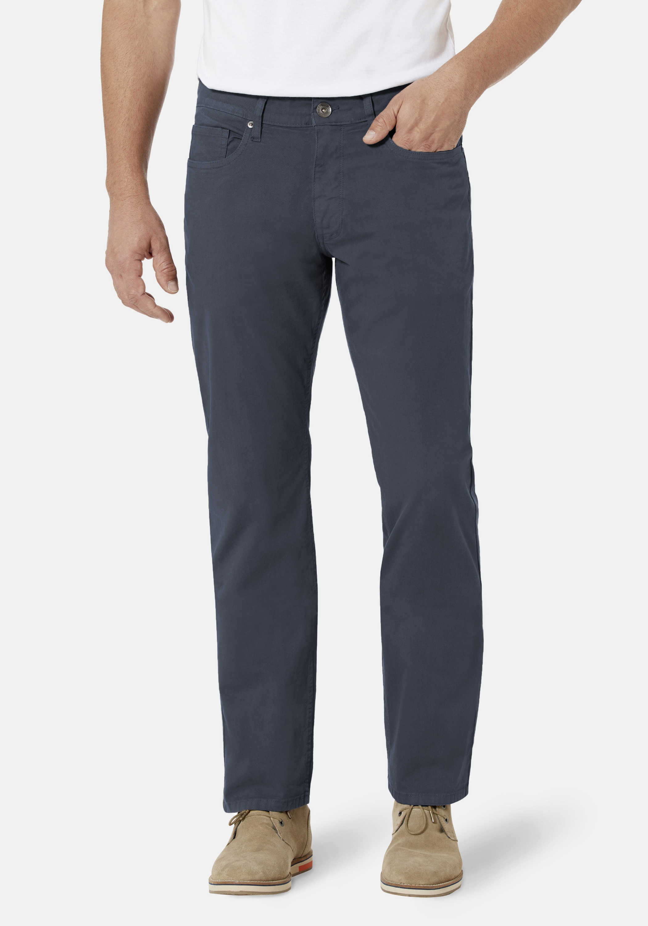 Stooker Men 5-Pocket-Hose "Frisco Twill Straight Fit Jeans" Straight Fit Ca günstig online kaufen