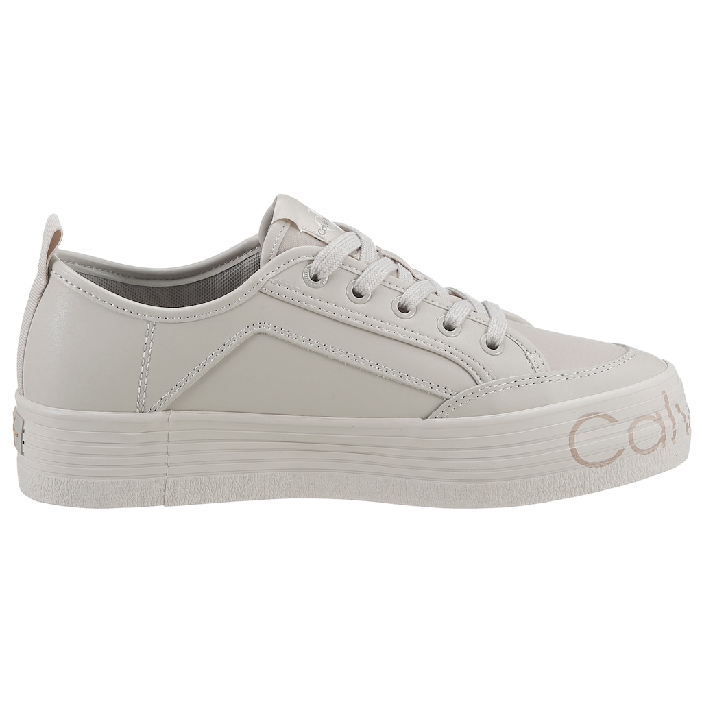 Calvin Klein Jeans Plateausneaker »VULC FLATF LOW WRAP AROUND LOGO«