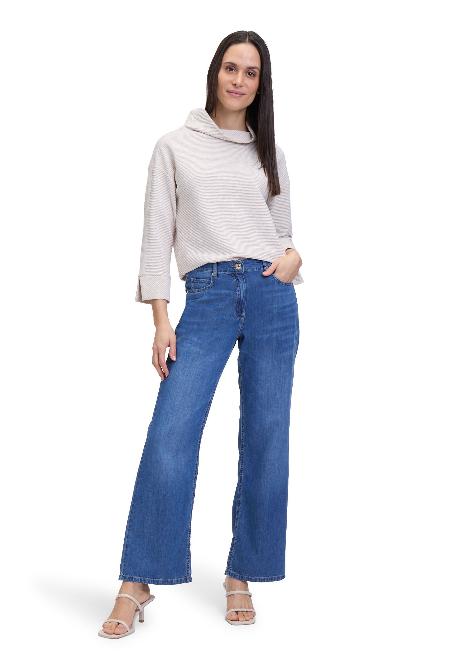 Betty Barclay Sweatshirt »Betty Barclay Sweatshirt mit Rippenstruktur«, Material