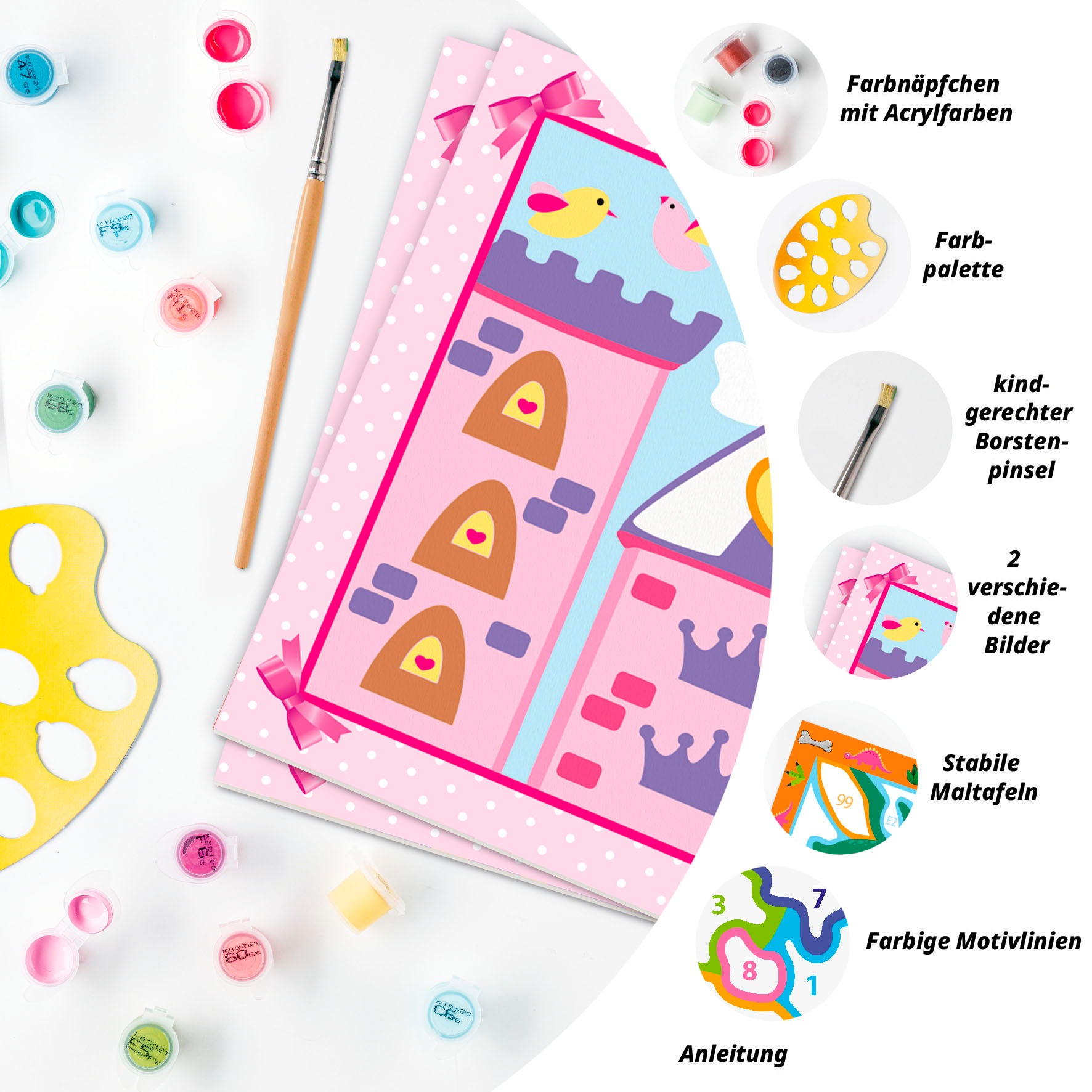 Ravensburger Malen nach Zahlen »CreArt, Kleine Prinzessin«, Made in Europe