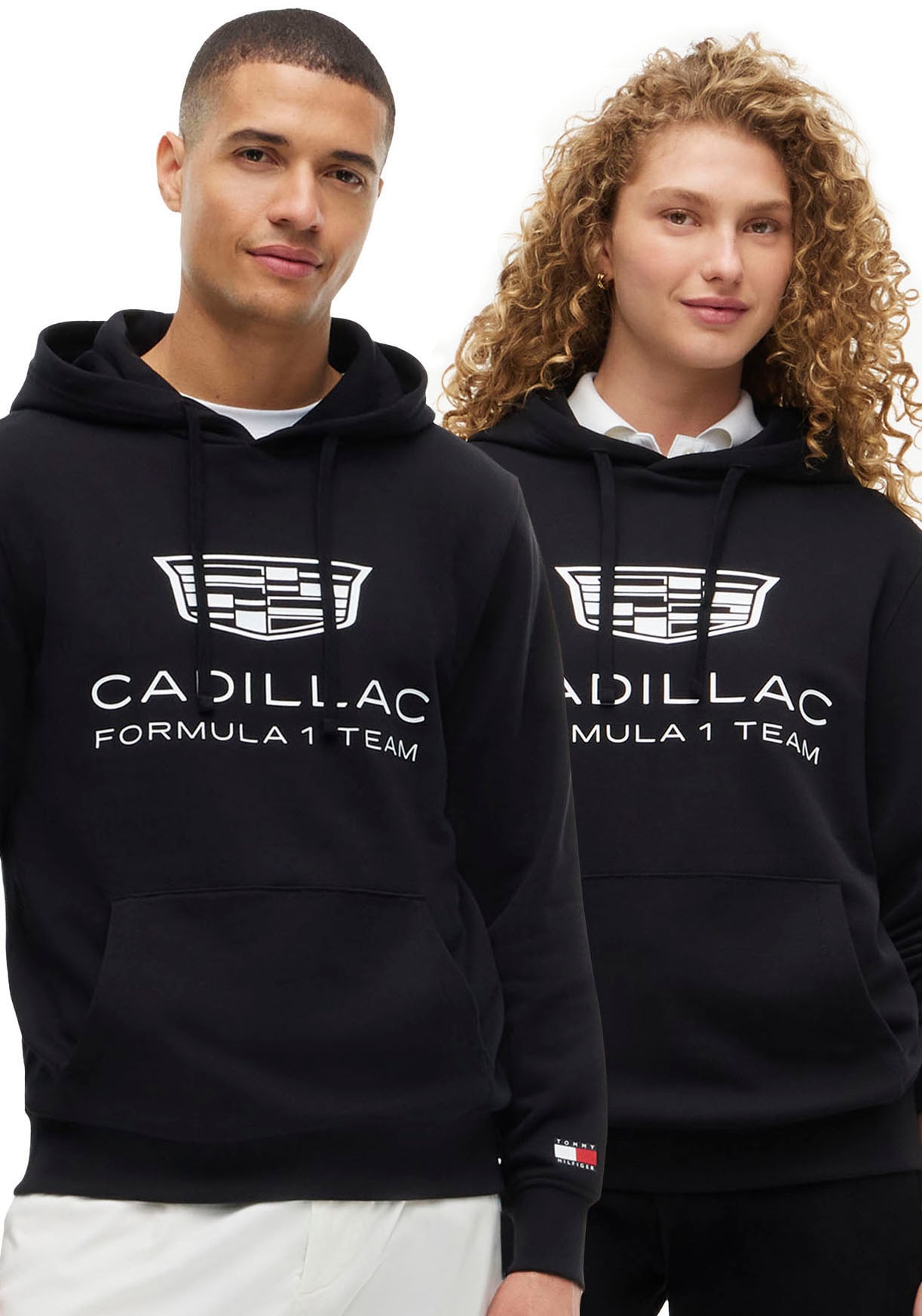 Tommy Hilfiger Hoodie "TH x Cadillac Formula 1 Team SHIELD", Baumwoll-Qualität, Unisex