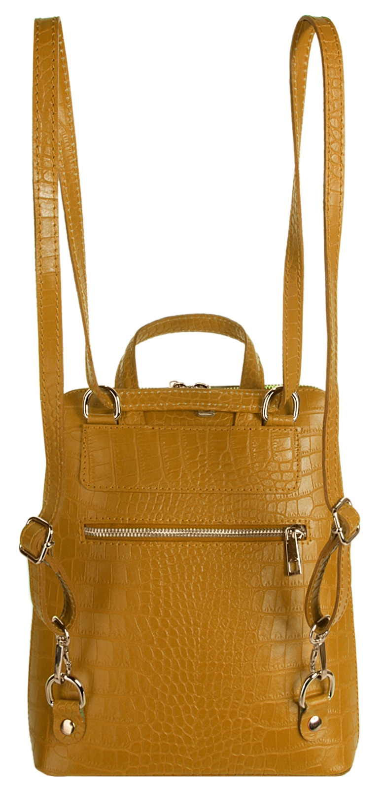 Cluty Cityrucksack, echt Leder, Made in Italy