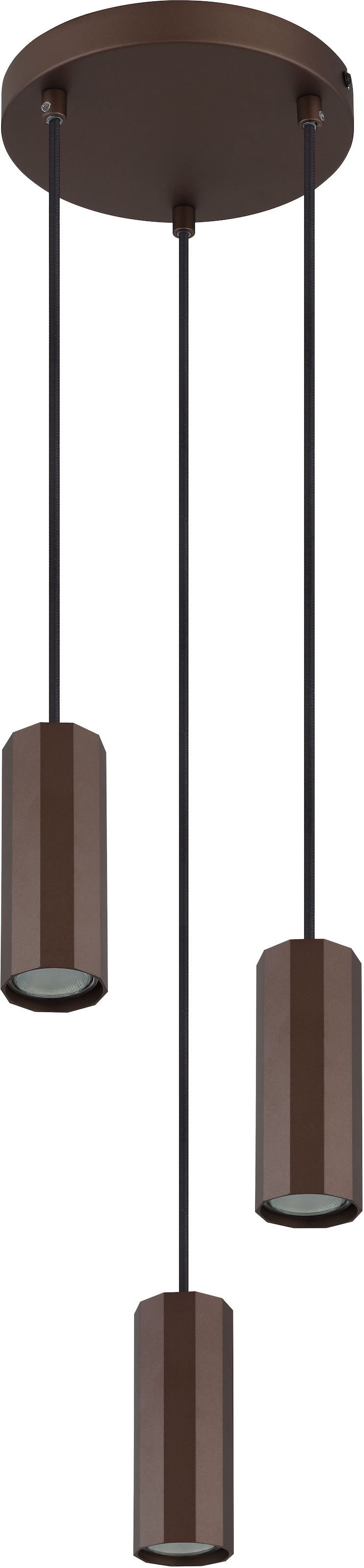 GLOBO LIGHTING Hängeleuchte »JAMES«, Leuchtmittel GU10 | ohne Leuchtmittel, Hängelampe/Pendelleuchte/Esszimmer/Wohnzimmer/Esstisch