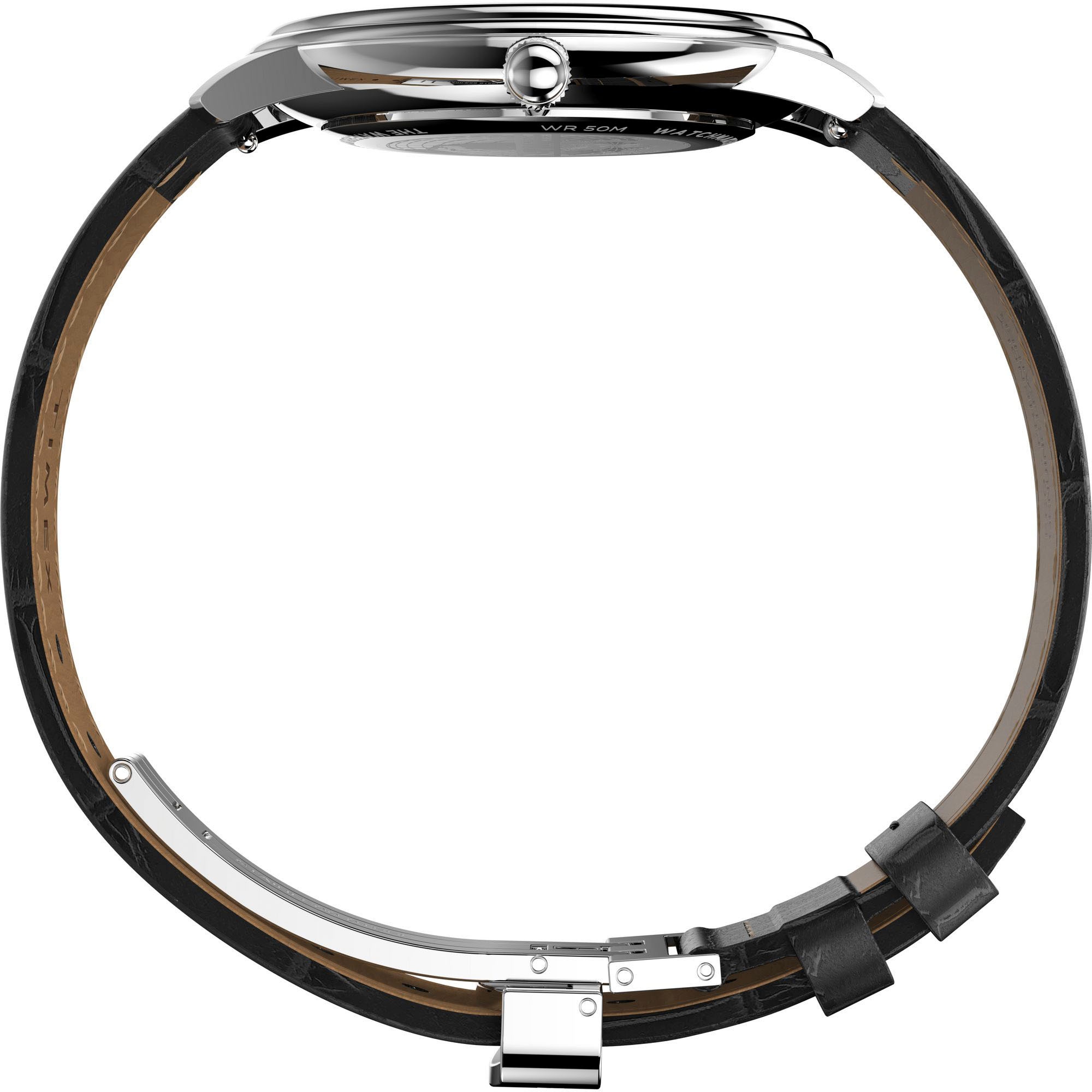 Timex Quarzuhr »WATERBURY METROPOLITAN«, Armbanduhr, Herrenuhr,Lederarmband,analog