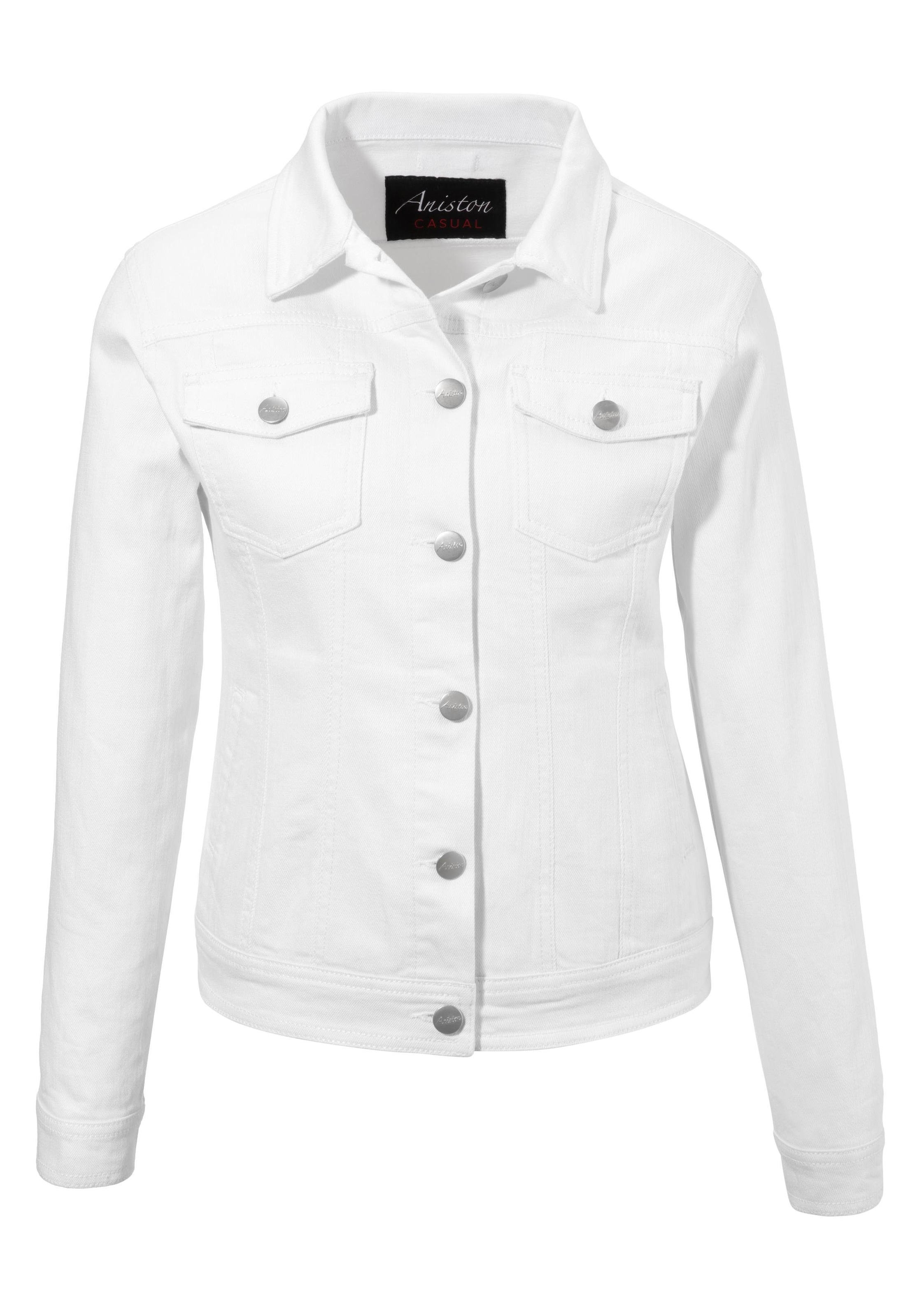 Aniston CASUAL Jeansjacke mit Manschette online BAUR kaufen 