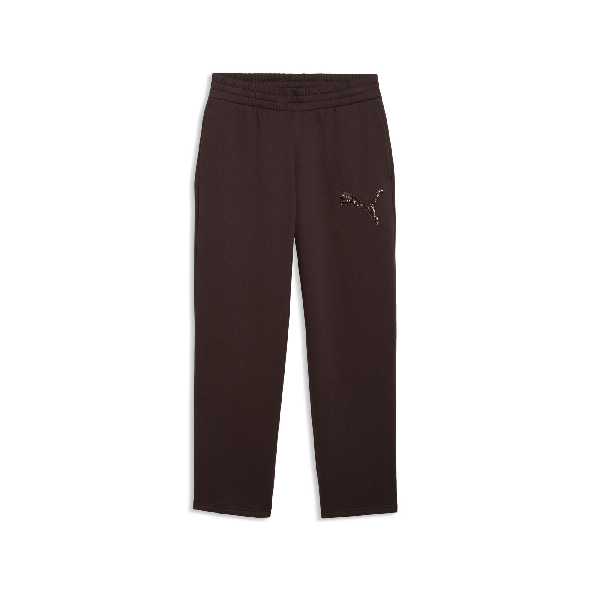 PUMA Sporthose "Essentials Sequins Fleece Comfort Hose Damen"